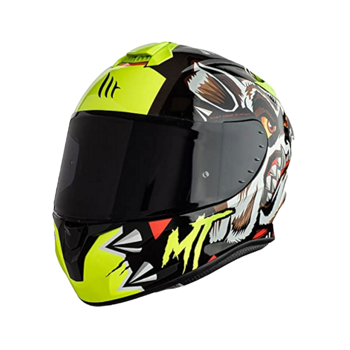 MT HELMETS TARGO PRO CRAZY DOG GLOSS 亮面