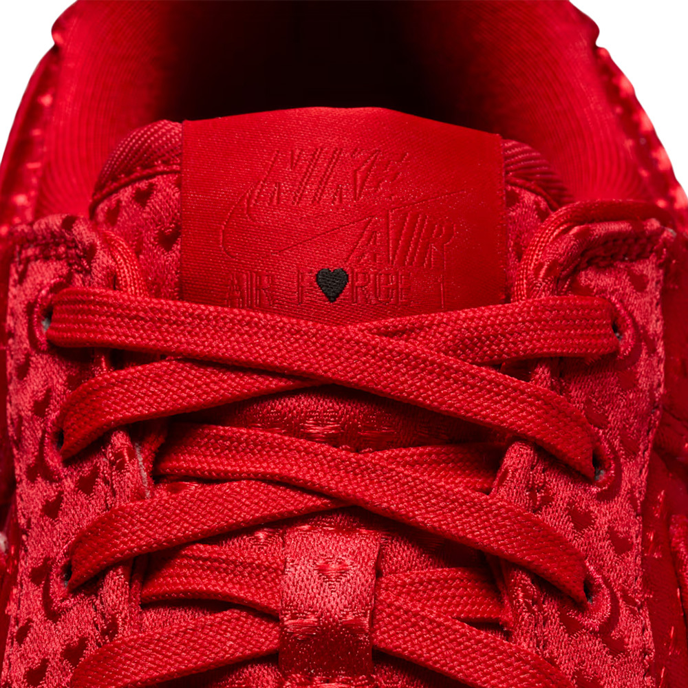 Nike Air Force 1 Low 情人節限定 大學紅 紡織鞋面 緩震 舒適 休閒鞋 男鞋 IB6836-600