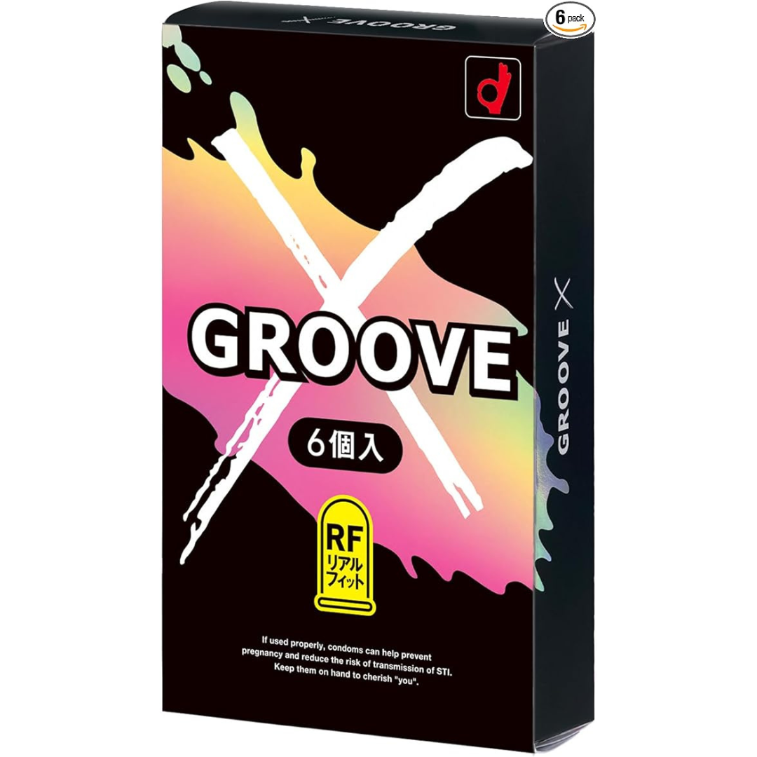 Okamoto 岡本 GROOVE X 真‧貼身 (日本版) 6 片 乳膠安全套