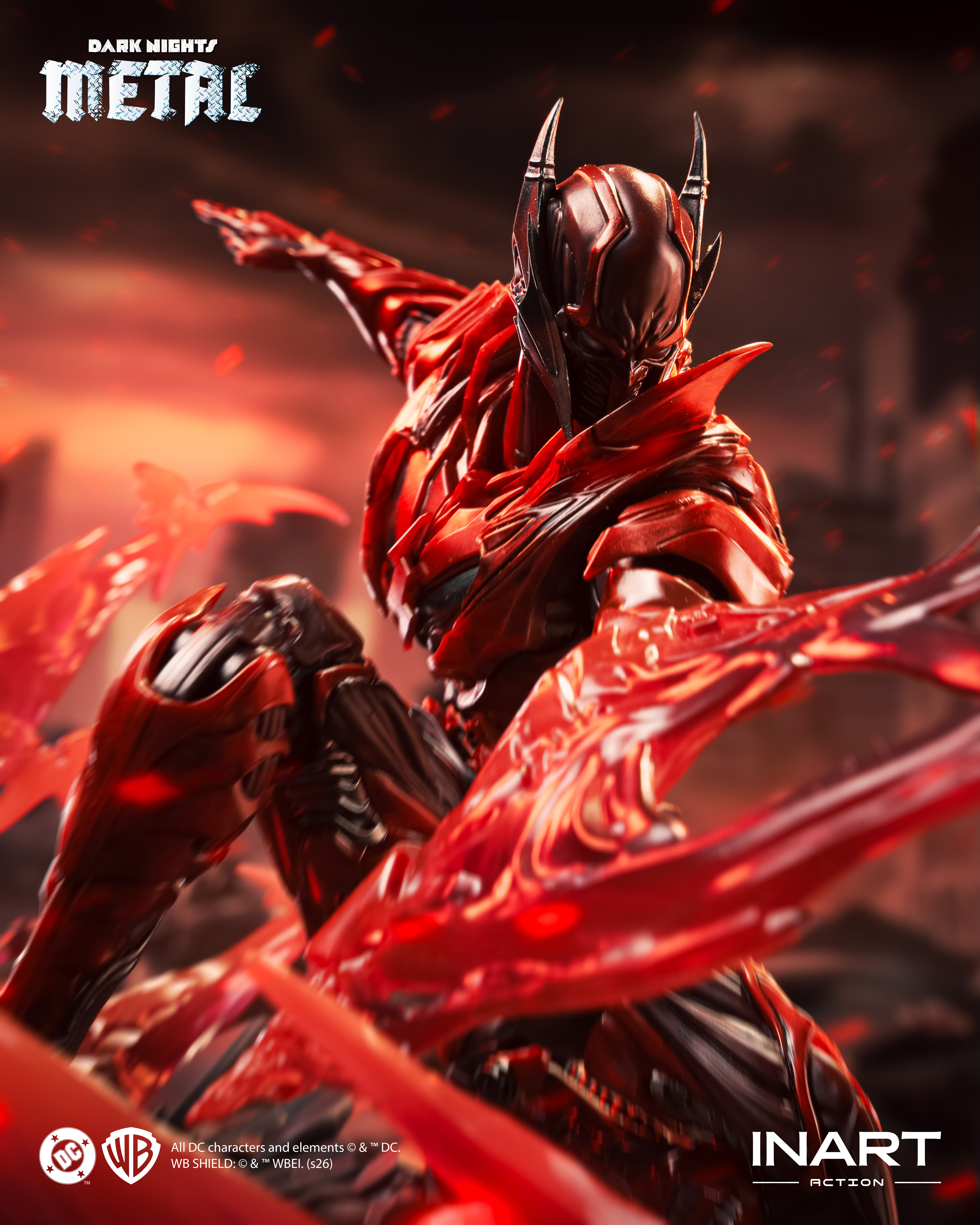 [訂金] INART Action : Dark Nights Metal - 蝙蝠俠：紅死魔 可動人偶