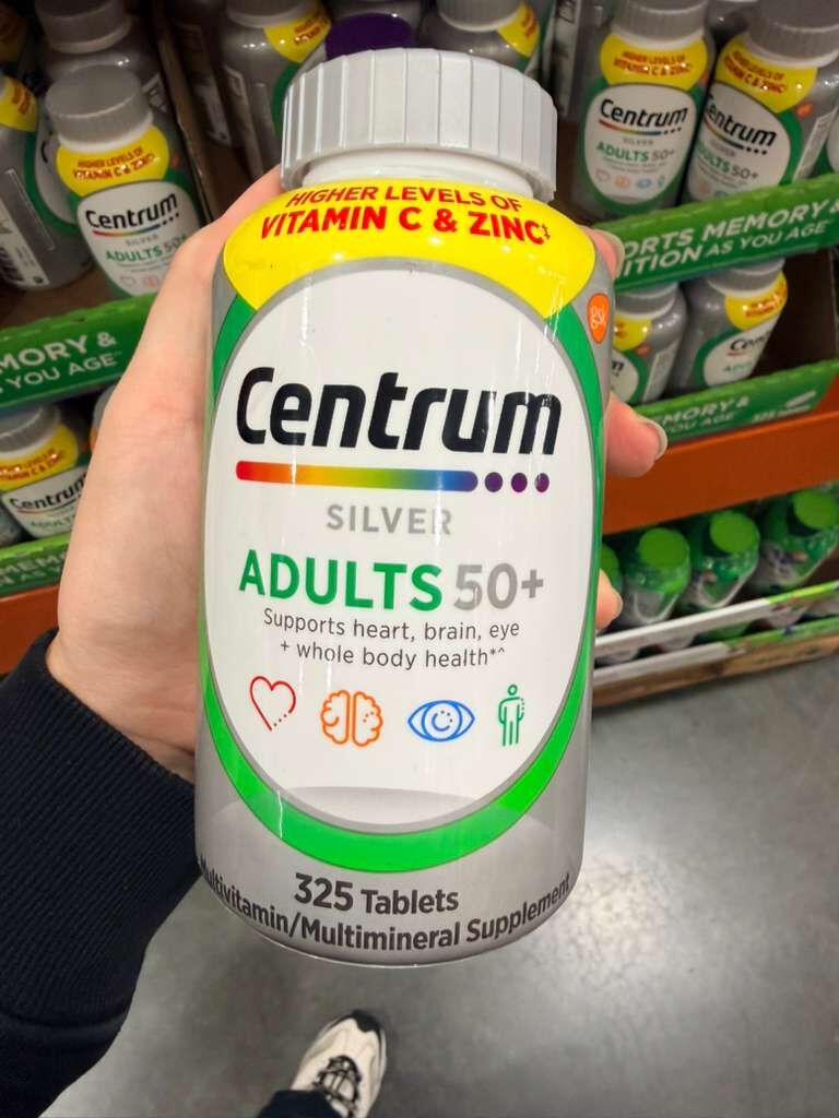 【直播】LX020642 Centrum Silver Adults 50+ 綜合維他命 (325粒)