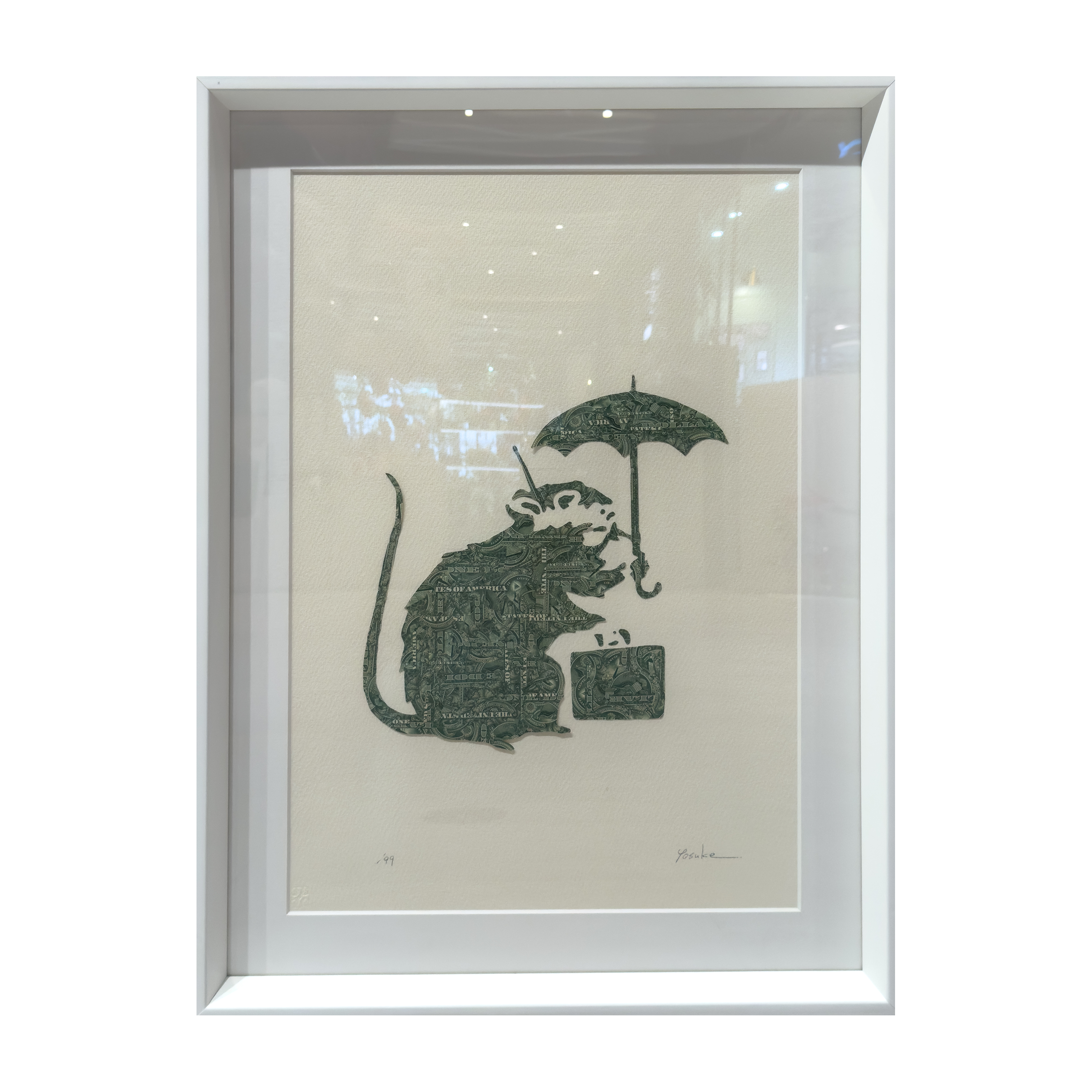 長谷川洋介 Yosuke Hasegawa - Banksy_RAT by Debris of Dollar