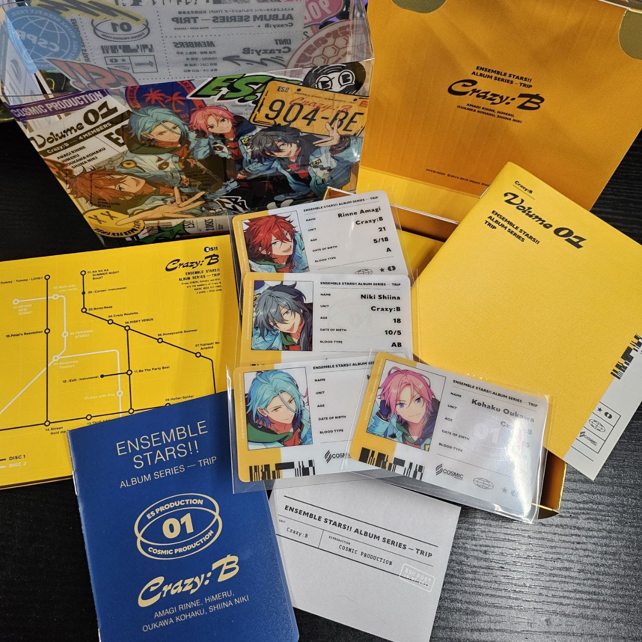 ES CRAZY:B CD SET 連卡 #358