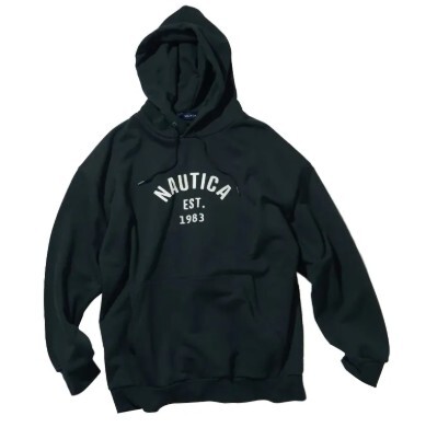 NAUTICA 23FW Felt Patch Arch Logo Sweat Hoodie 帽T XL