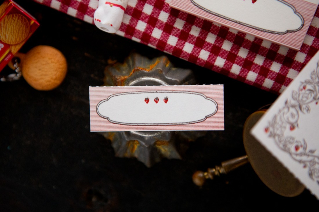 Ours - Letterpress Book - Strawberry Frame