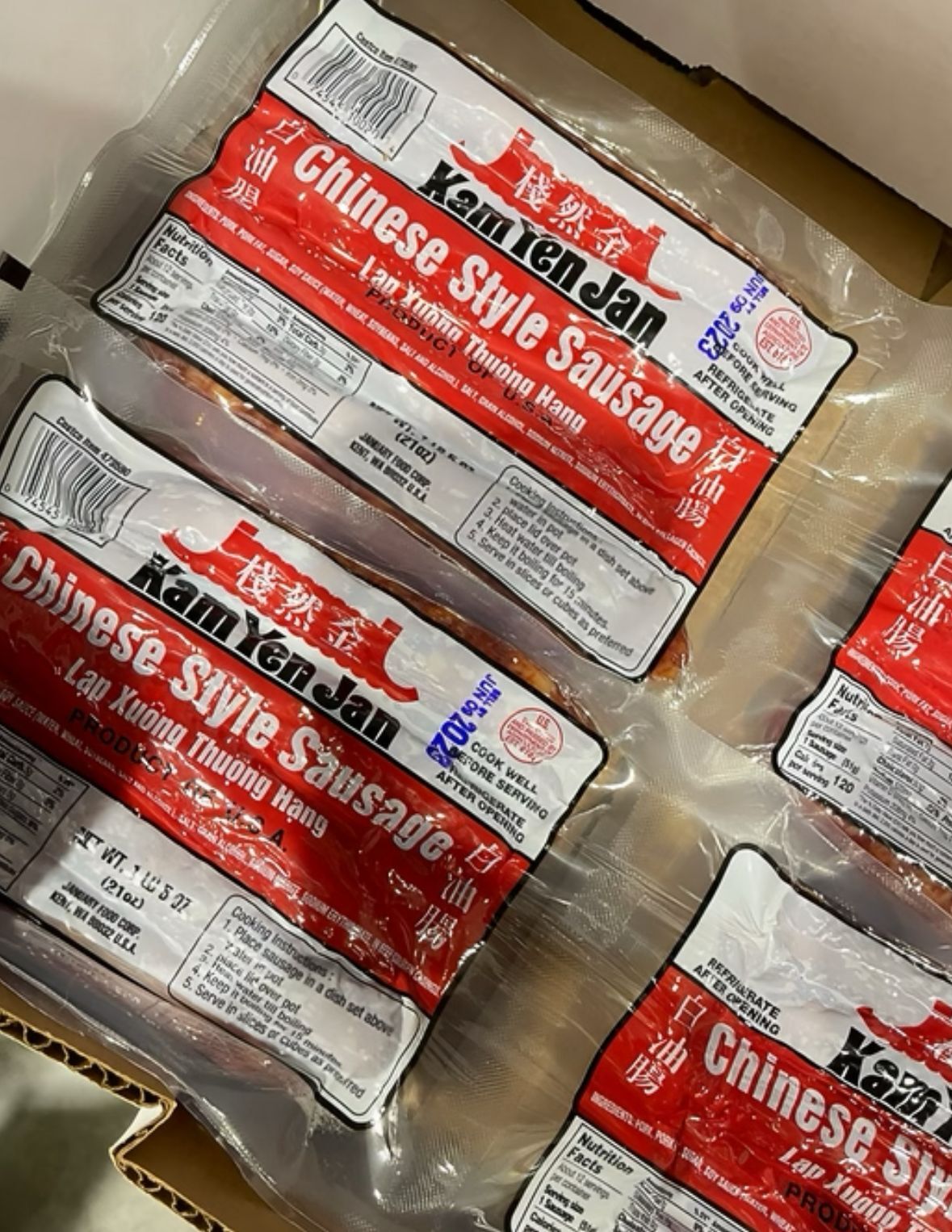 【直播】LX020643 美國製造棧然金臘腸21 oz (買一送一)