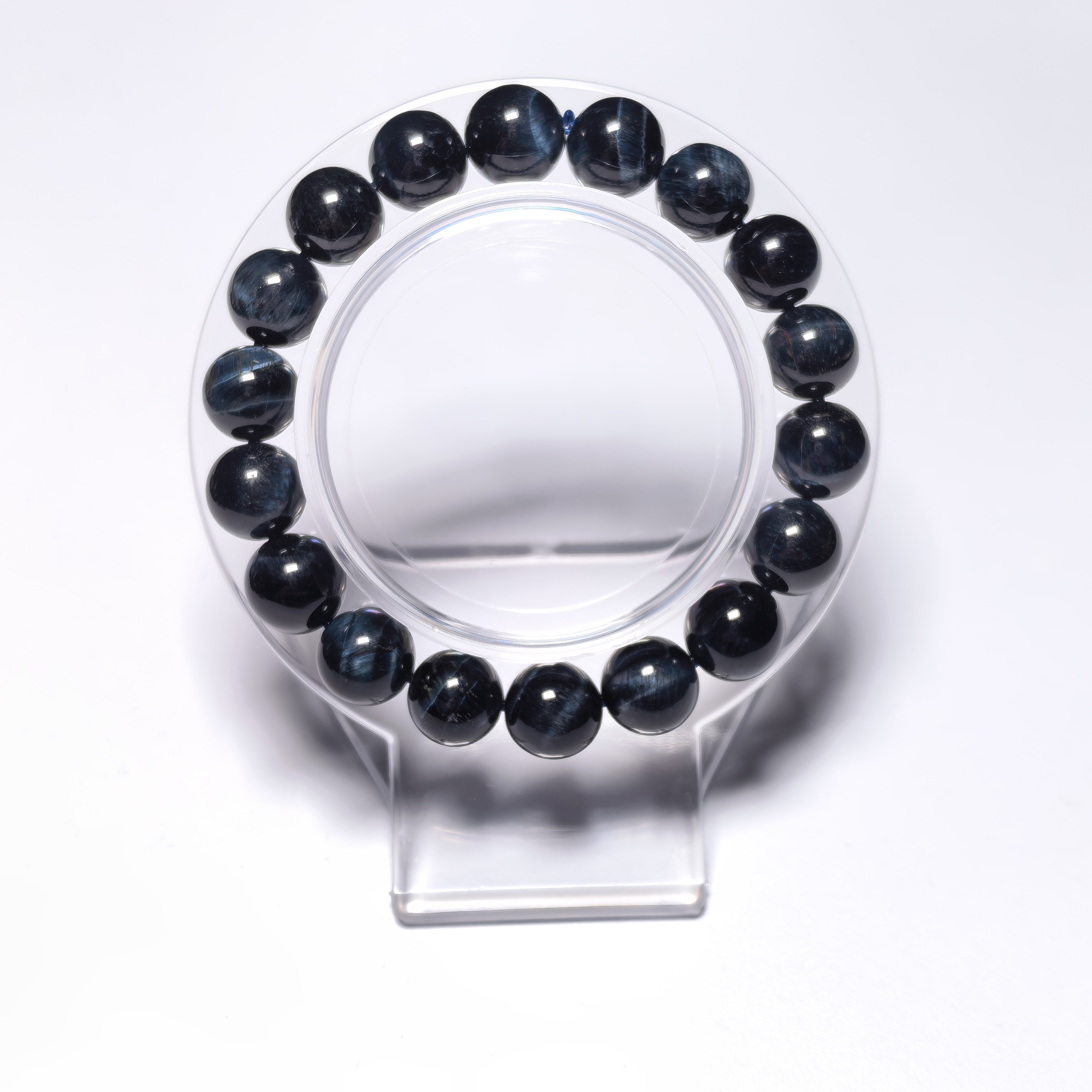 閃電紋藍虎眼石10m-10m+