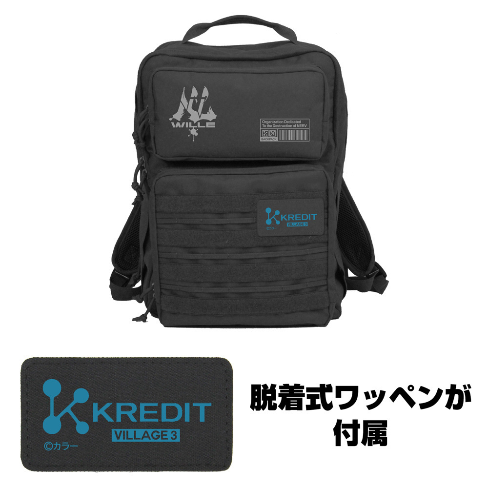 Cospa 021626 WILLE ファンクショナルバックパック [EVANGELION] BLACK