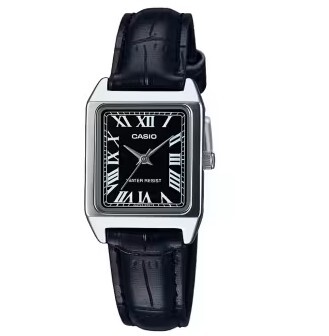 【CASIO 卡西歐】文青時尚 復古簡約 無字羅馬字 方形指針 小款對錶 女錶 LTP-V007L