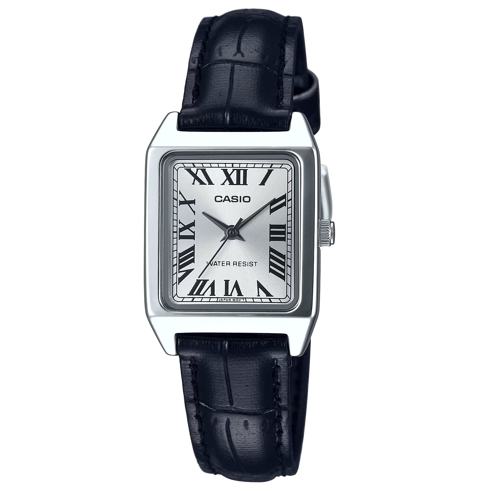 【CASIO 卡西歐】文青時尚 復古簡約 無字羅馬字 方形指針 小款對錶 女錶 LTP-V007L
