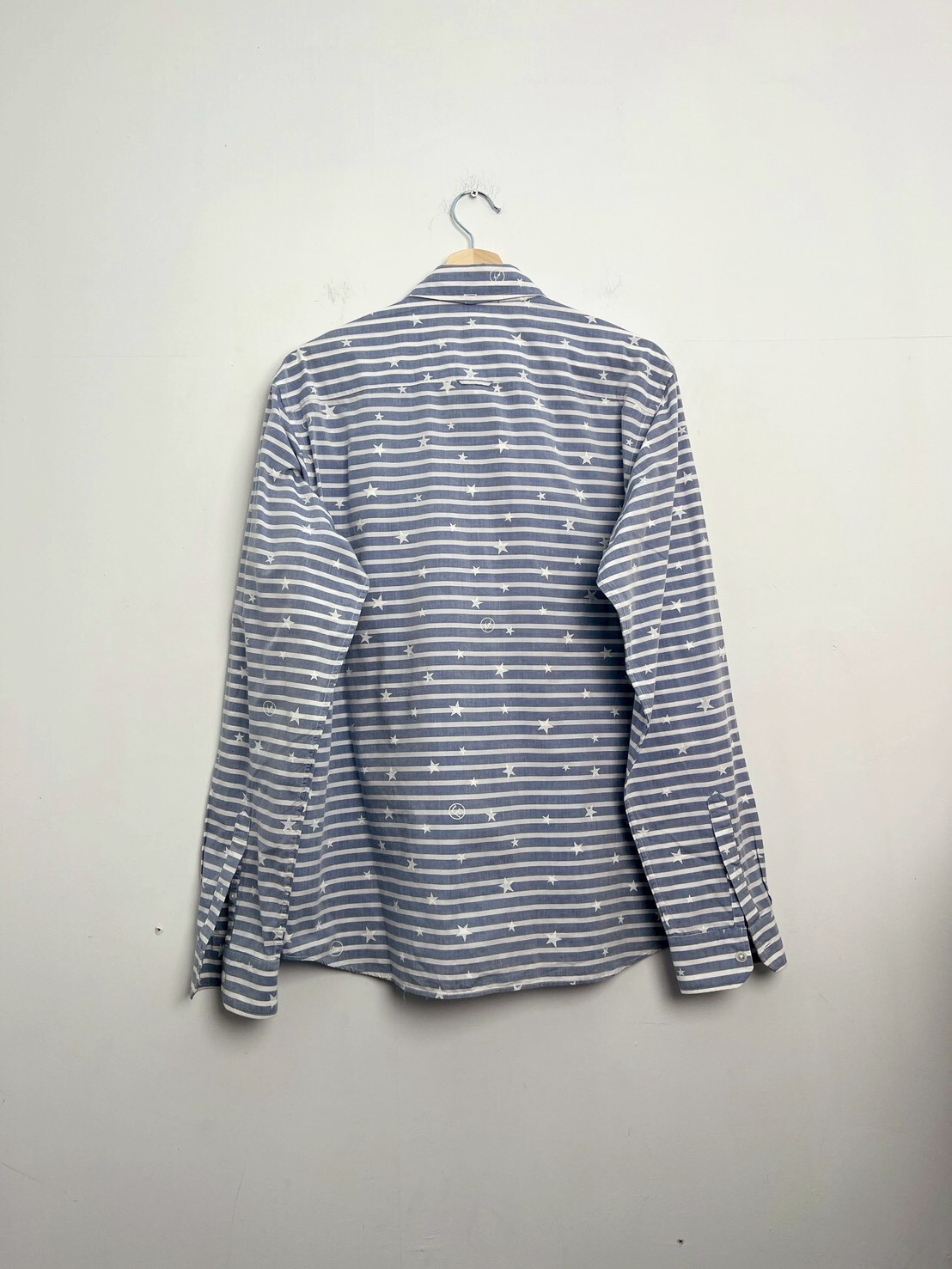 UNIFORM EXPERIMENT L/S STAR PRINT BORDER B.D SHIRT SIZE 4