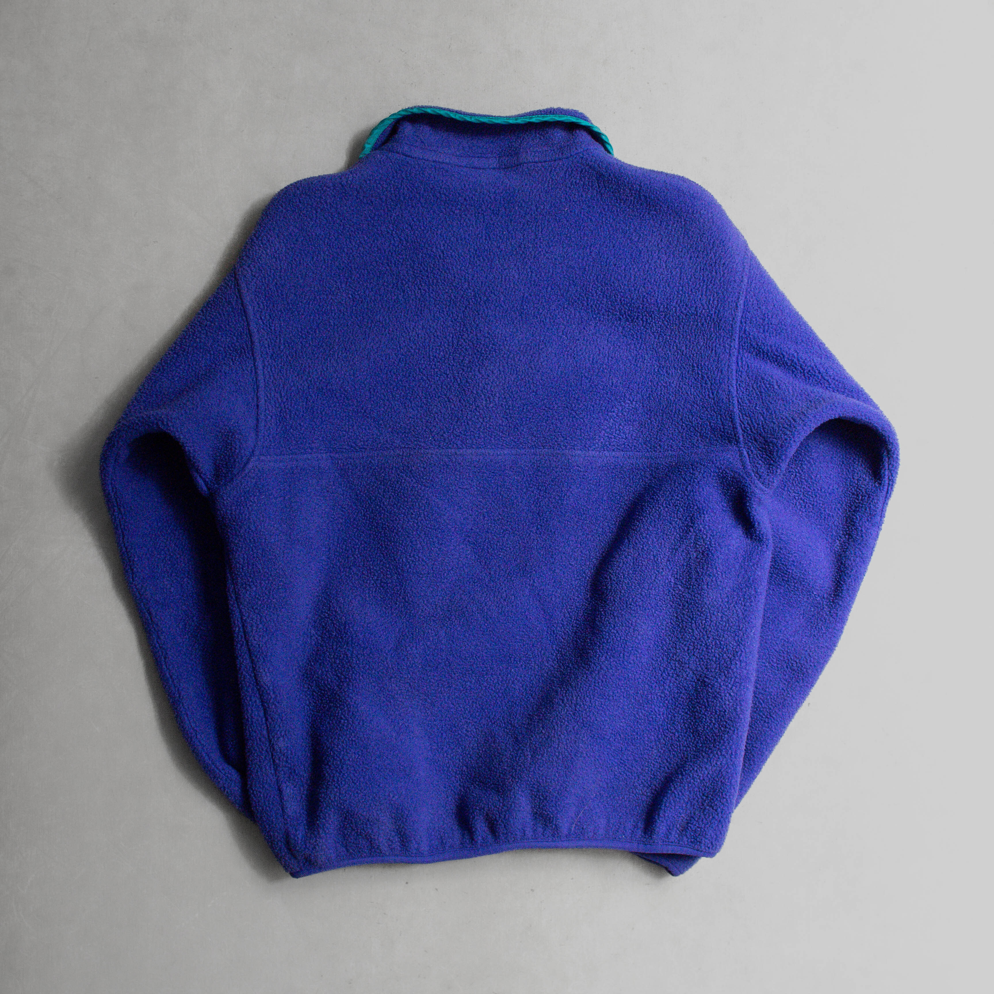 PATAGONIA SYNCHILLA SNAP-T 美國製 藍紫色 刷毛 高領 套頭 上衣 S