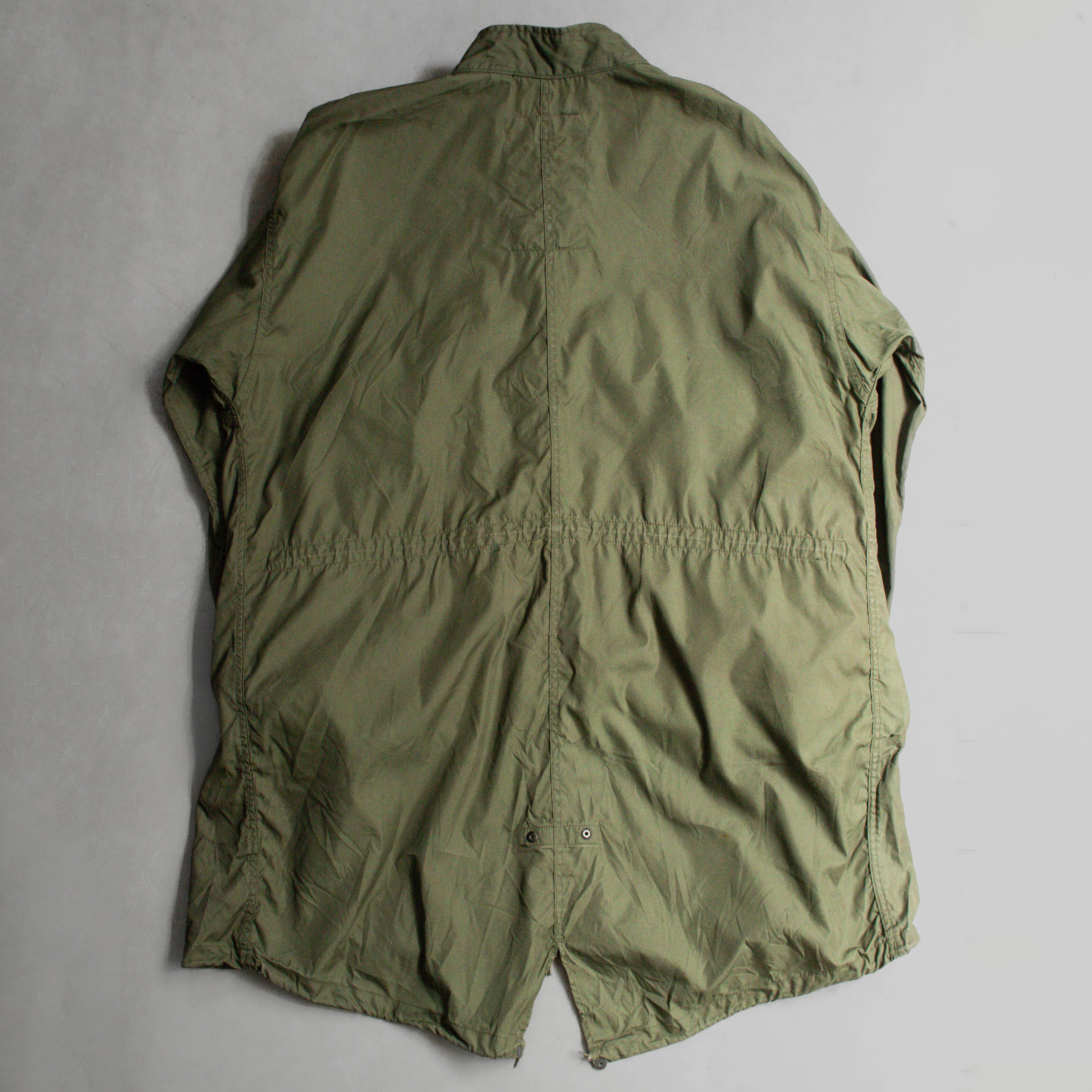US ARMY M65 FISHTAIL PARKA 美軍 公發 軍綠 魚尾 長大衣 無內裏 A