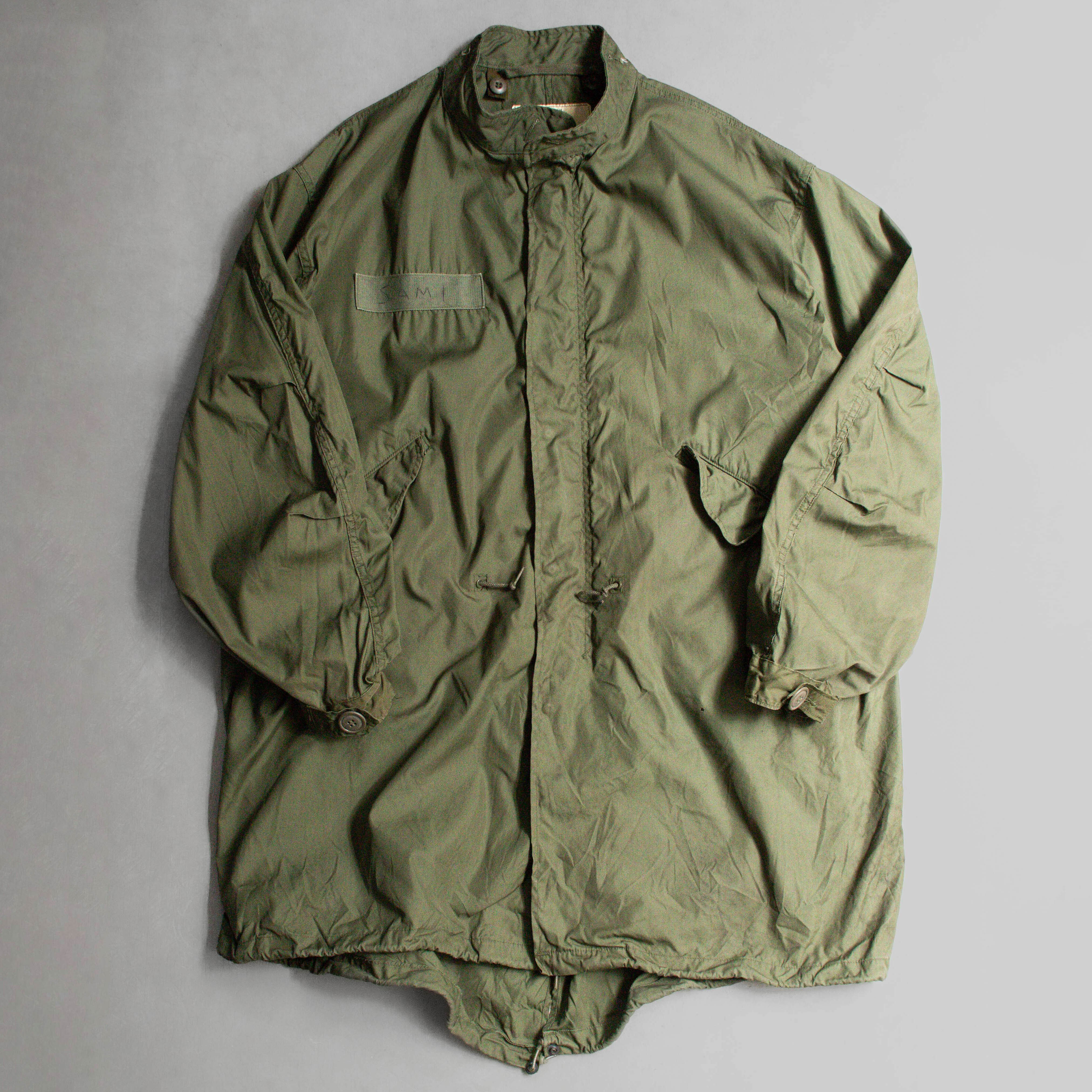 US ARMY M65 FISHTAIL PARKA 美軍 公發 軍綠 魚尾 長大衣 無內裏 A