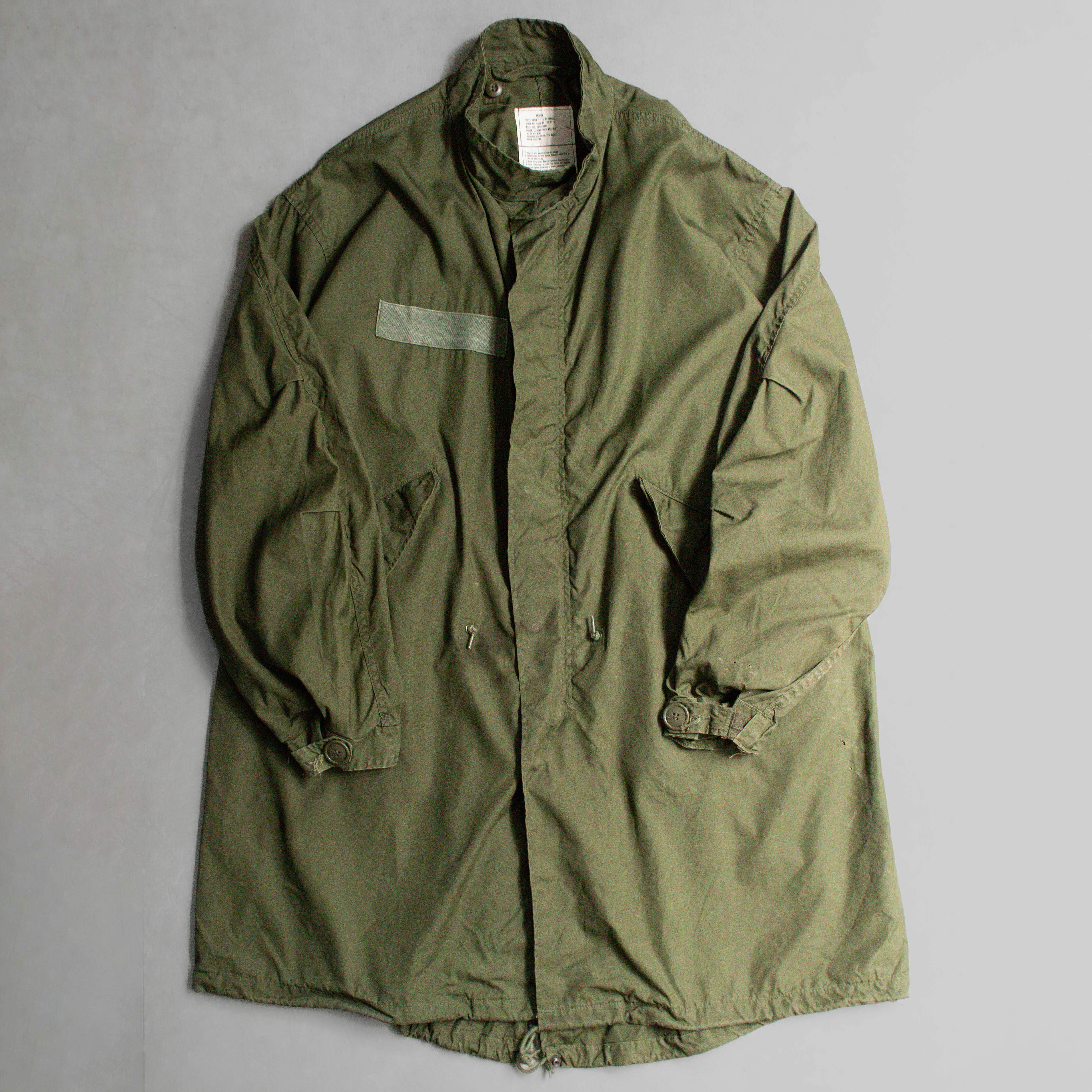 US ARMY M65 FISHTAIL PARKA 美軍 公發 軍綠 魚尾 長大衣 無內裏 C