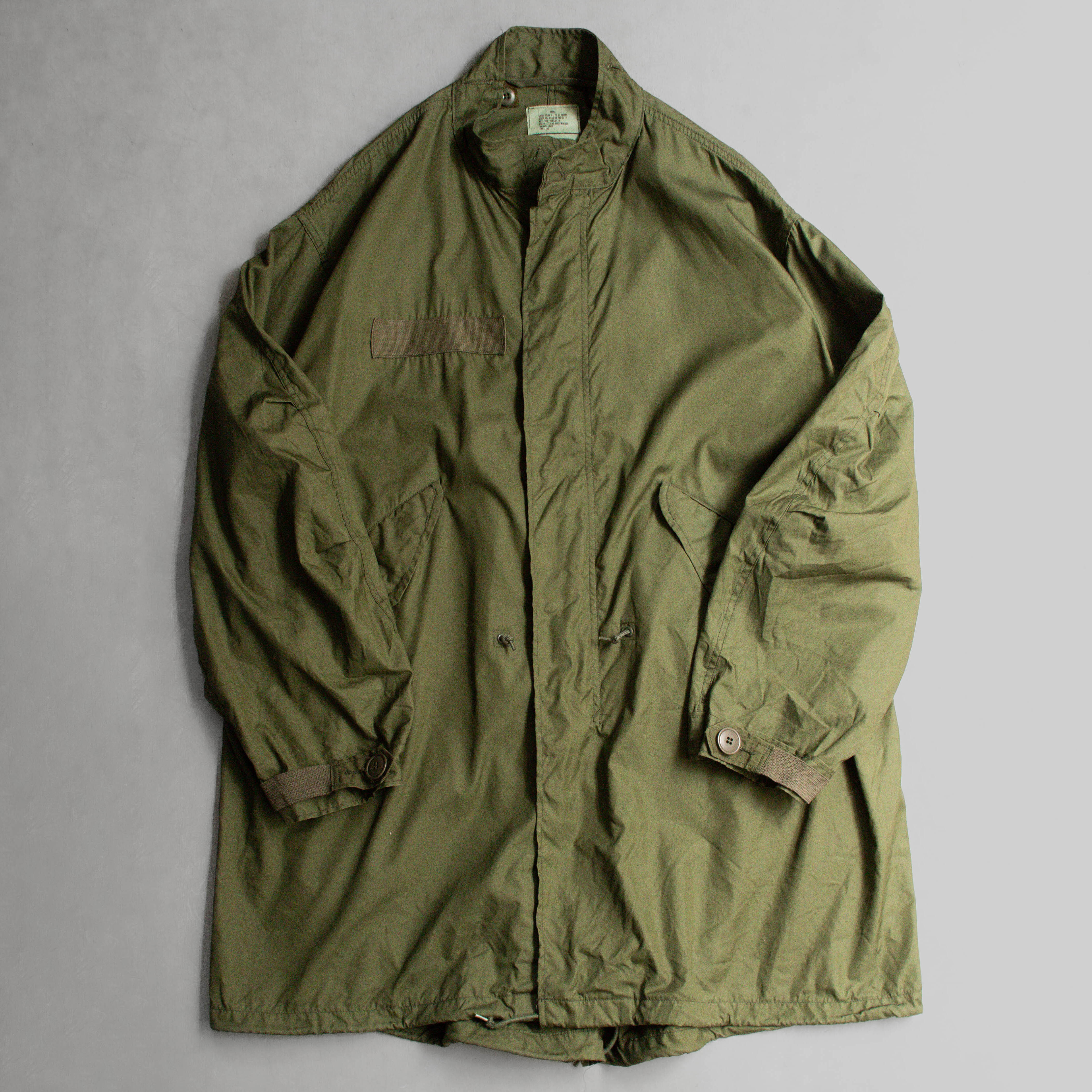 US ARMY M65 FISHTAIL PARKA 美軍 公發 軍綠 魚尾 長大衣 無內裏 D
