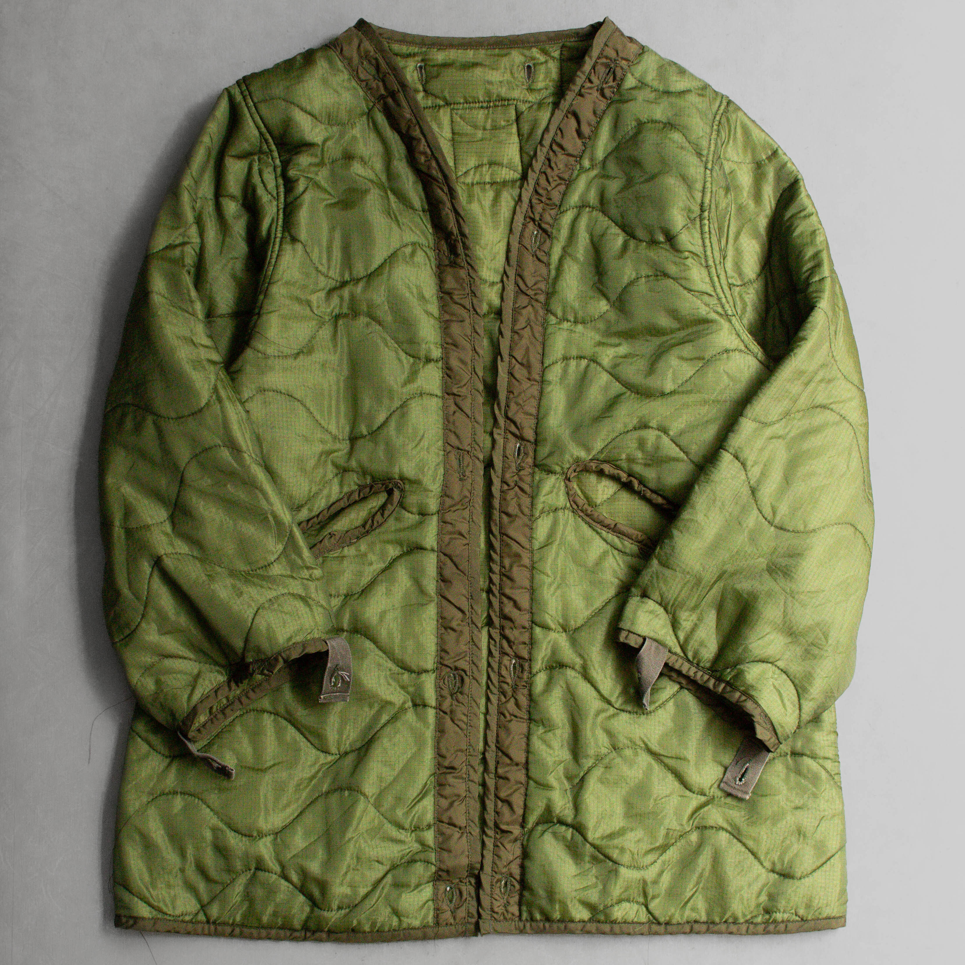 US ARMY NIGHT CAMO PARKA LINER 美軍 公發 夜間 迷彩 魚尾 大衣 內裏