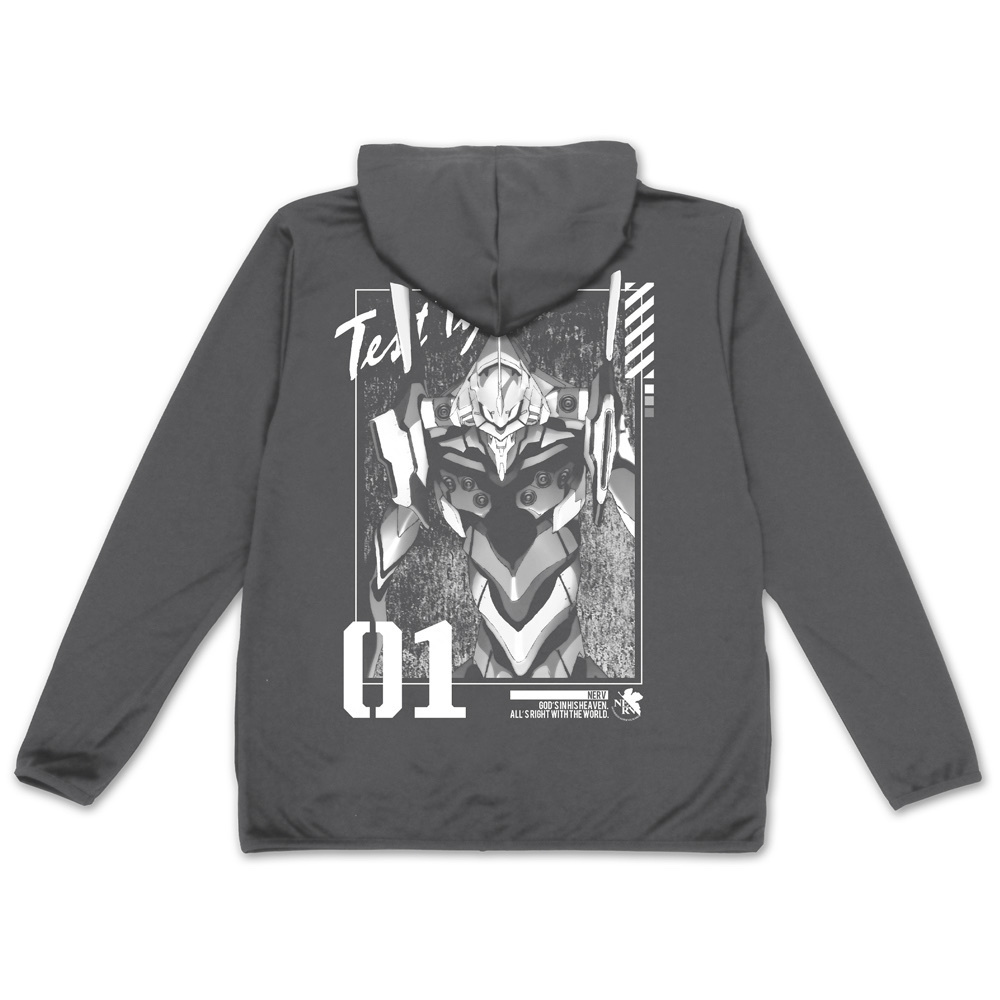 Cospa 021626 エヴァ初号機 薄手ドライパーカー [EVANGELION] GRAY