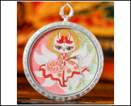 0206XZB03-雪堆白唐卡-3.5九尾狐仙（B3）