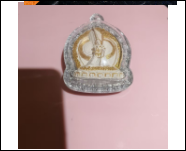 0206XZB06-雪堆白唐卡-大白伞点金擦擦（B6）