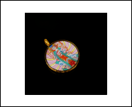 0206XZB08-雪堆白唐卡-18K摩利支天扎基双面卡（B8）