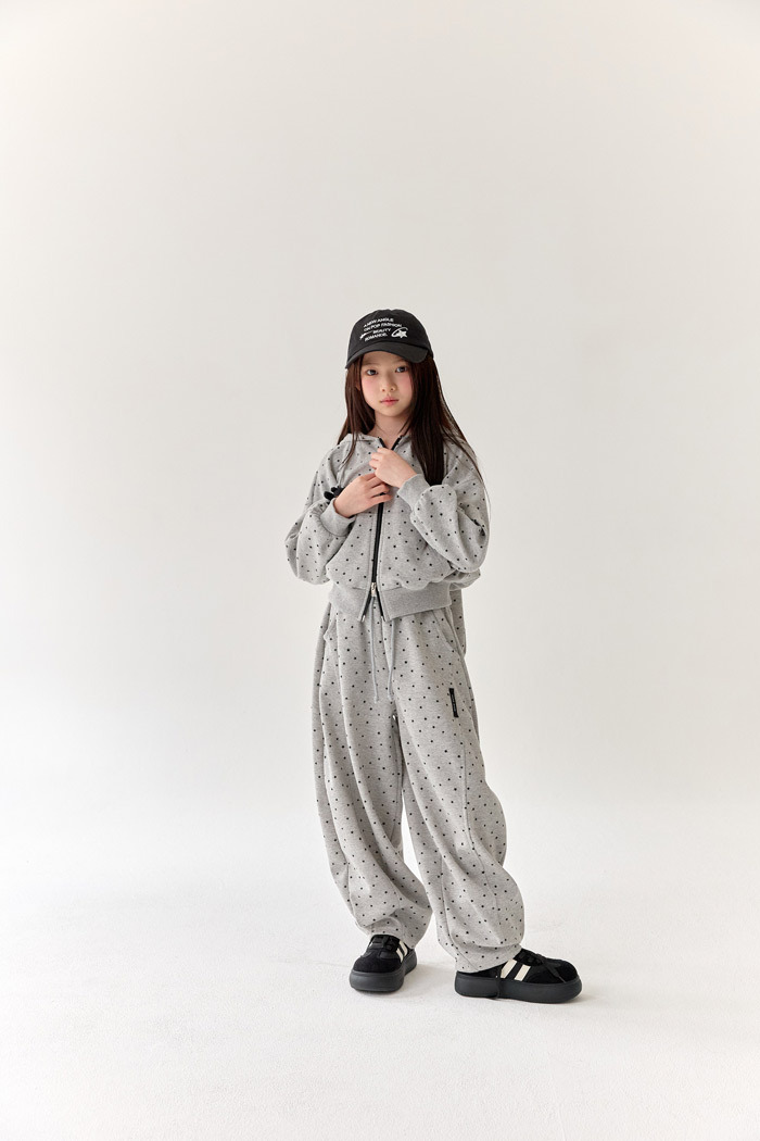 正韓春Lilas 兩色點點運動長褲