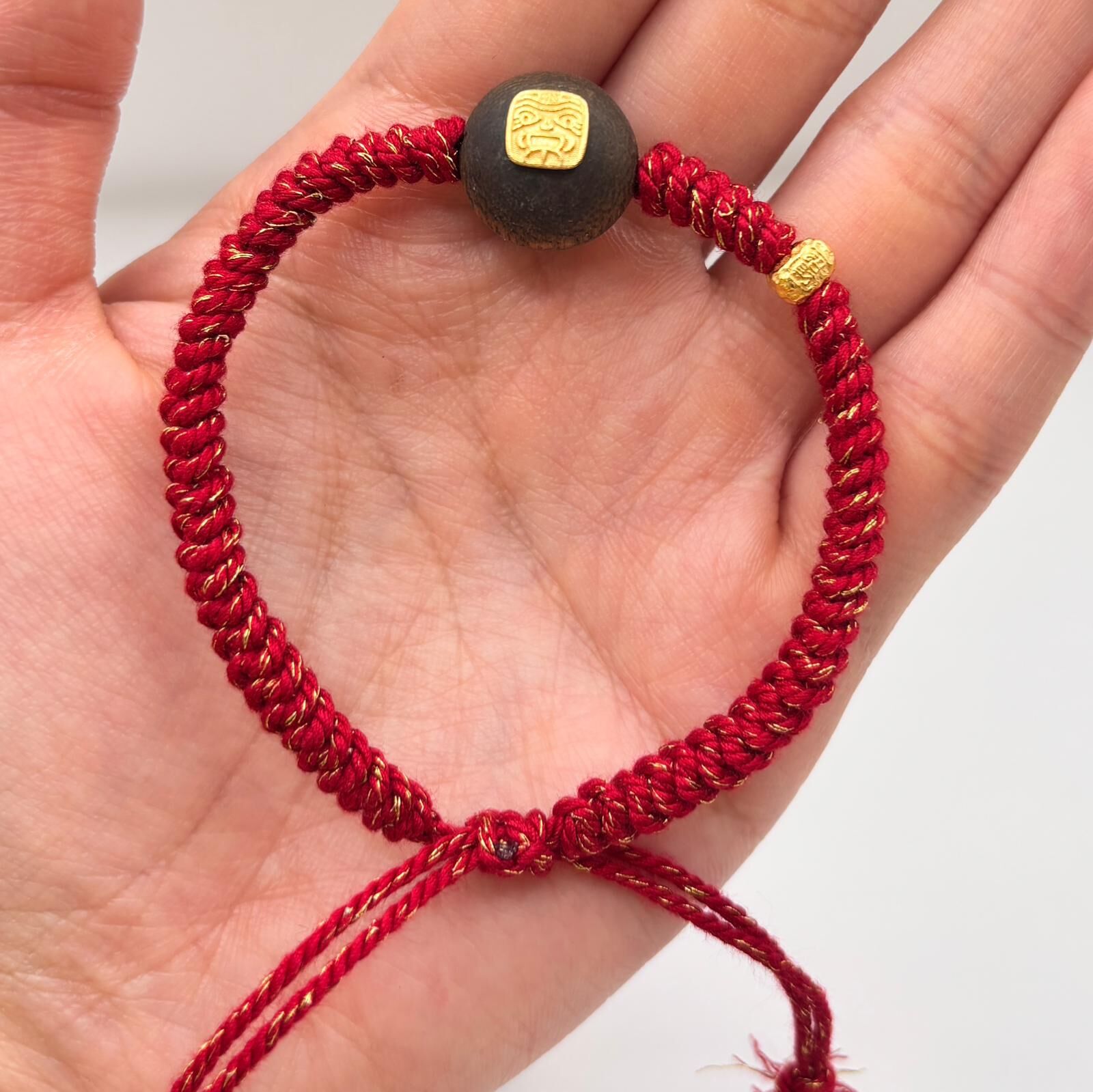 AB260205-S15-9分沉黑棋沉香圓珠人手必備招財進寶手繩(已包集體龍虎山開光，4月頭到貨，只限尖沙咀門店自取）