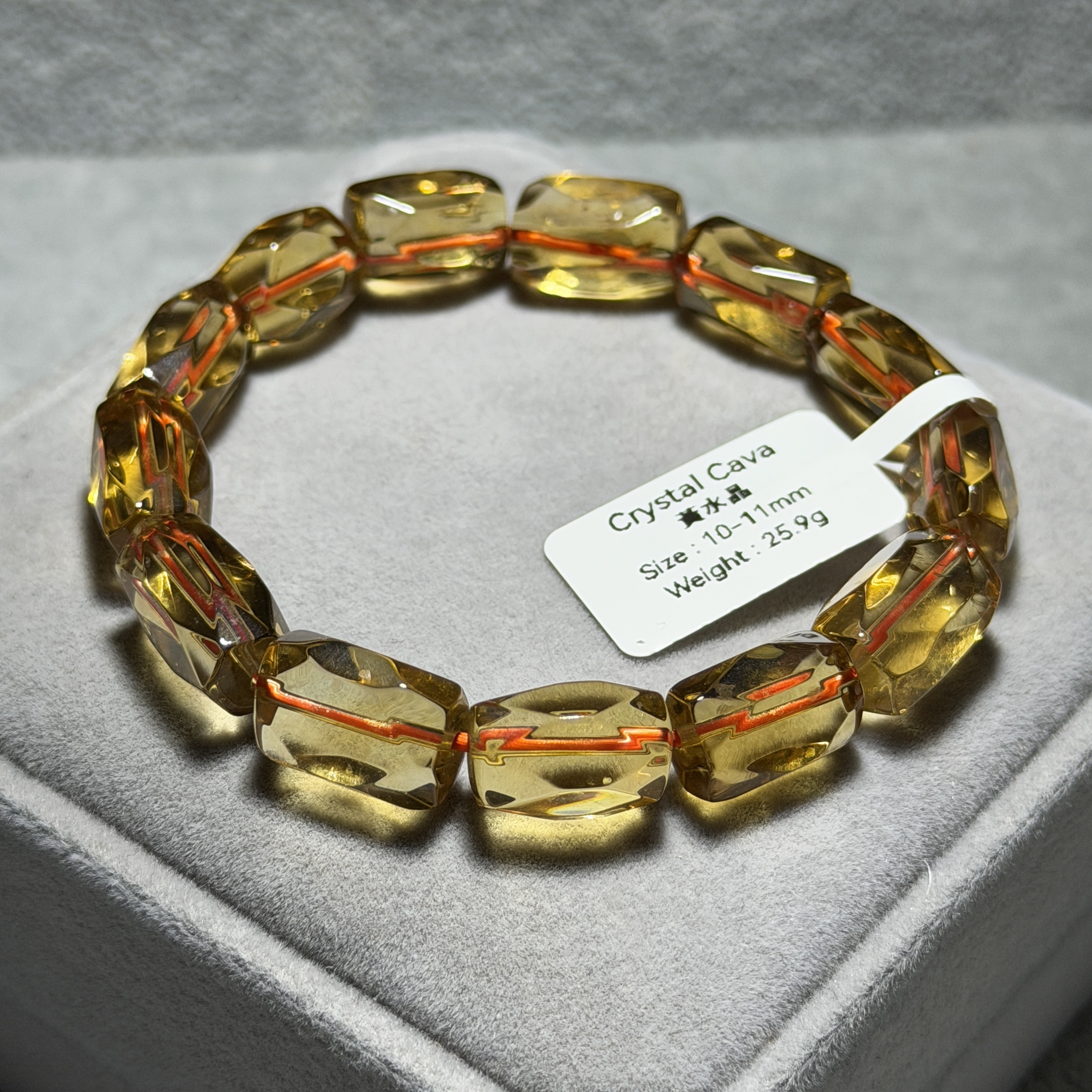 頂級黃水晶 10-11mm C1823