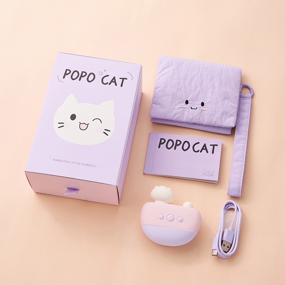 popocat 泡泡貓 吸吮震動按摩器