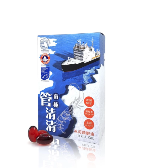 PS30 MIAU管清清南極冰河磷蝦油軟膠囊 30顆/盒