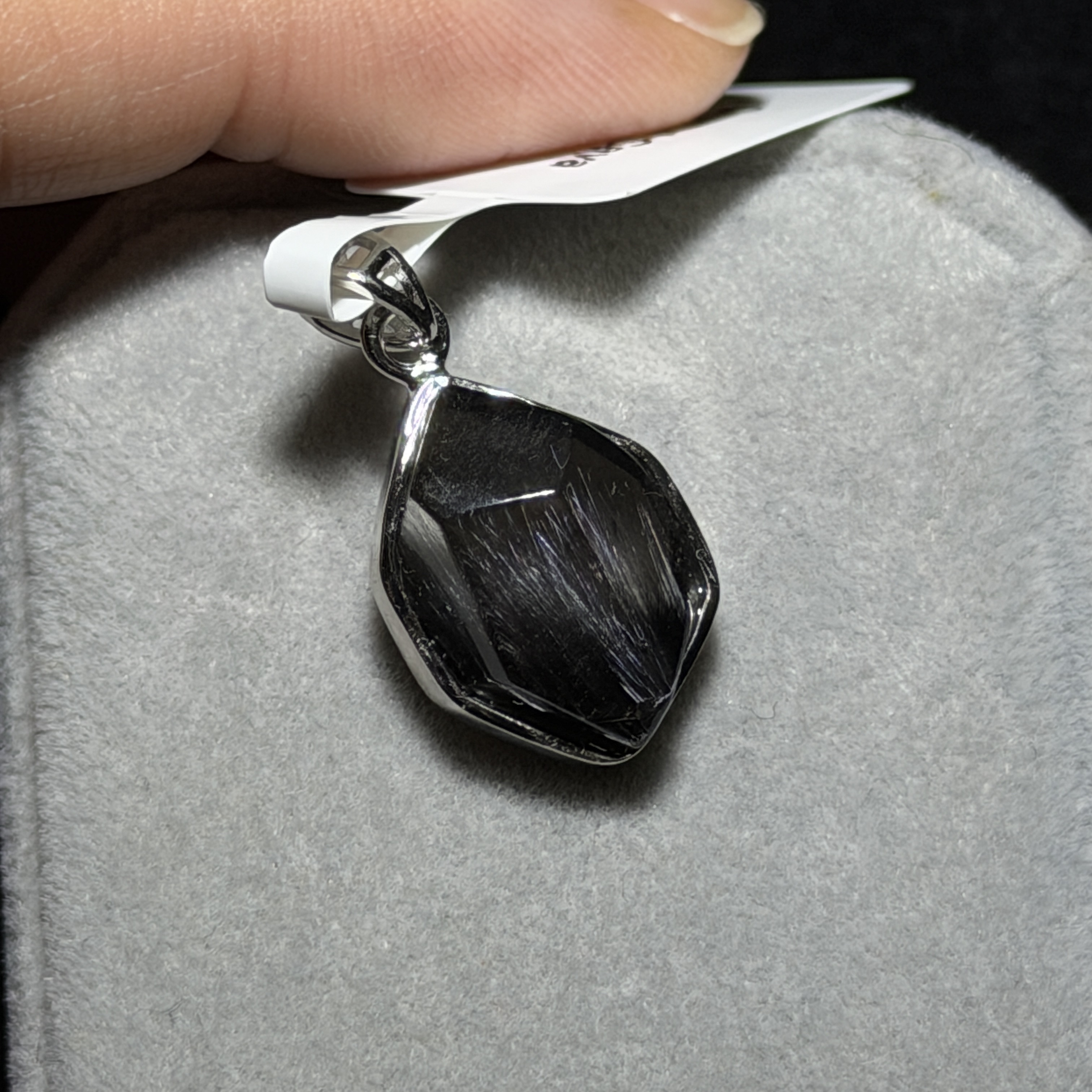 高級數黑銀鈦吊墜 DF1798