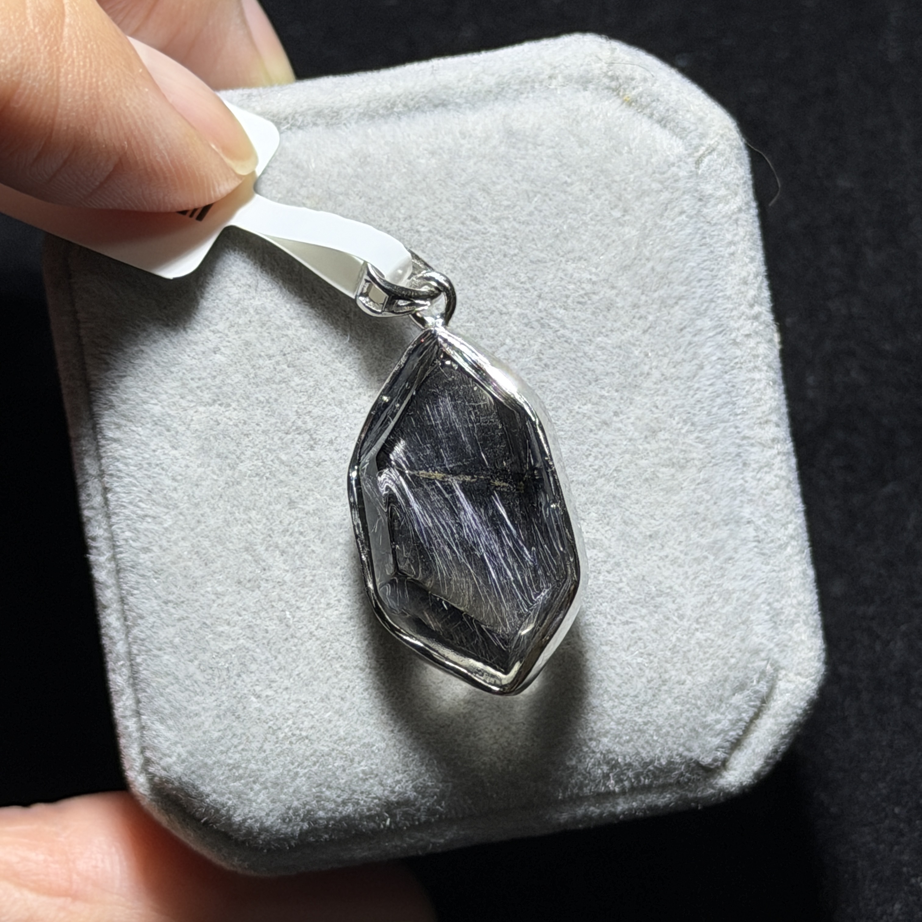 高級數黑銀鈦吊墜 DF1797