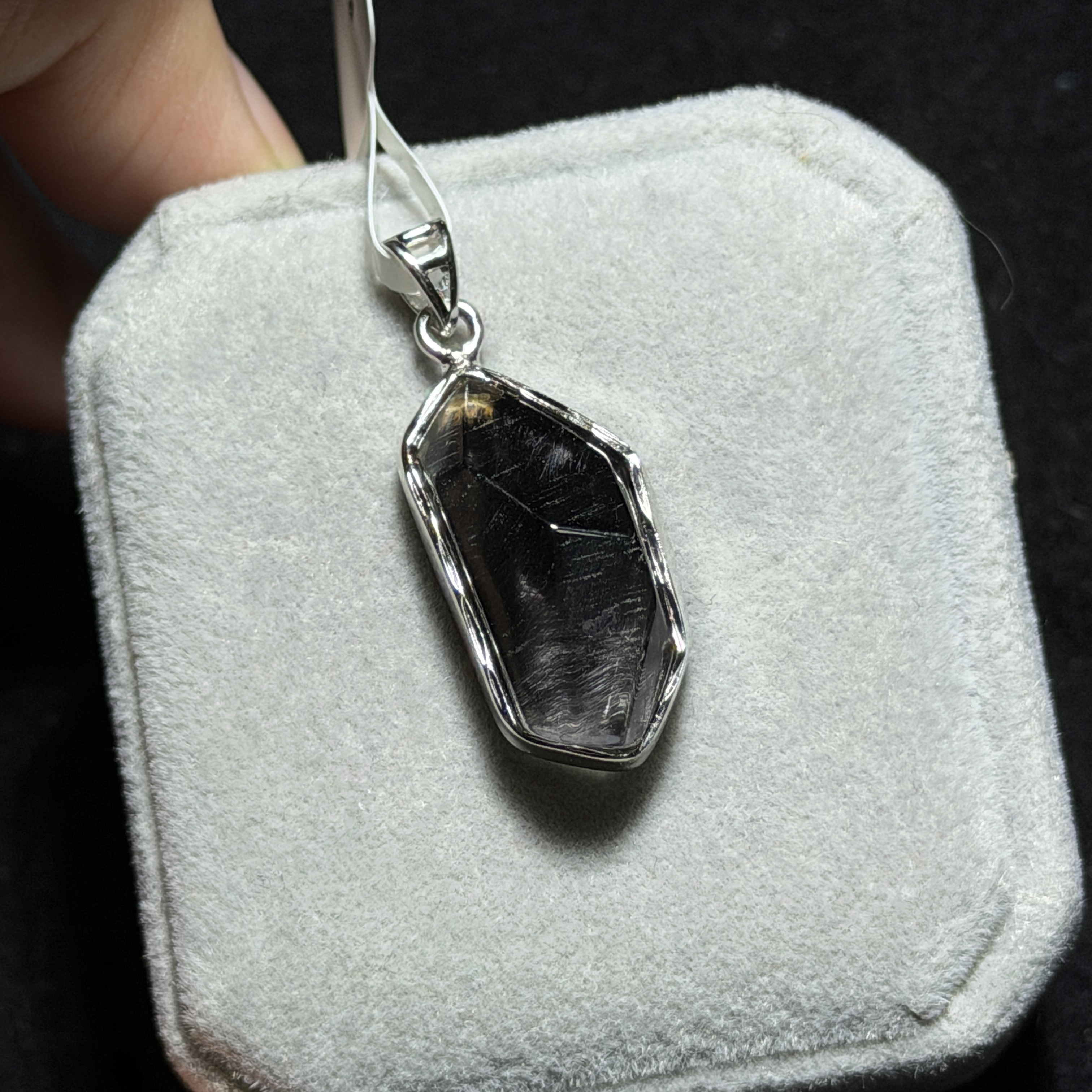 高級數黑銀鈦吊墜 DF1795