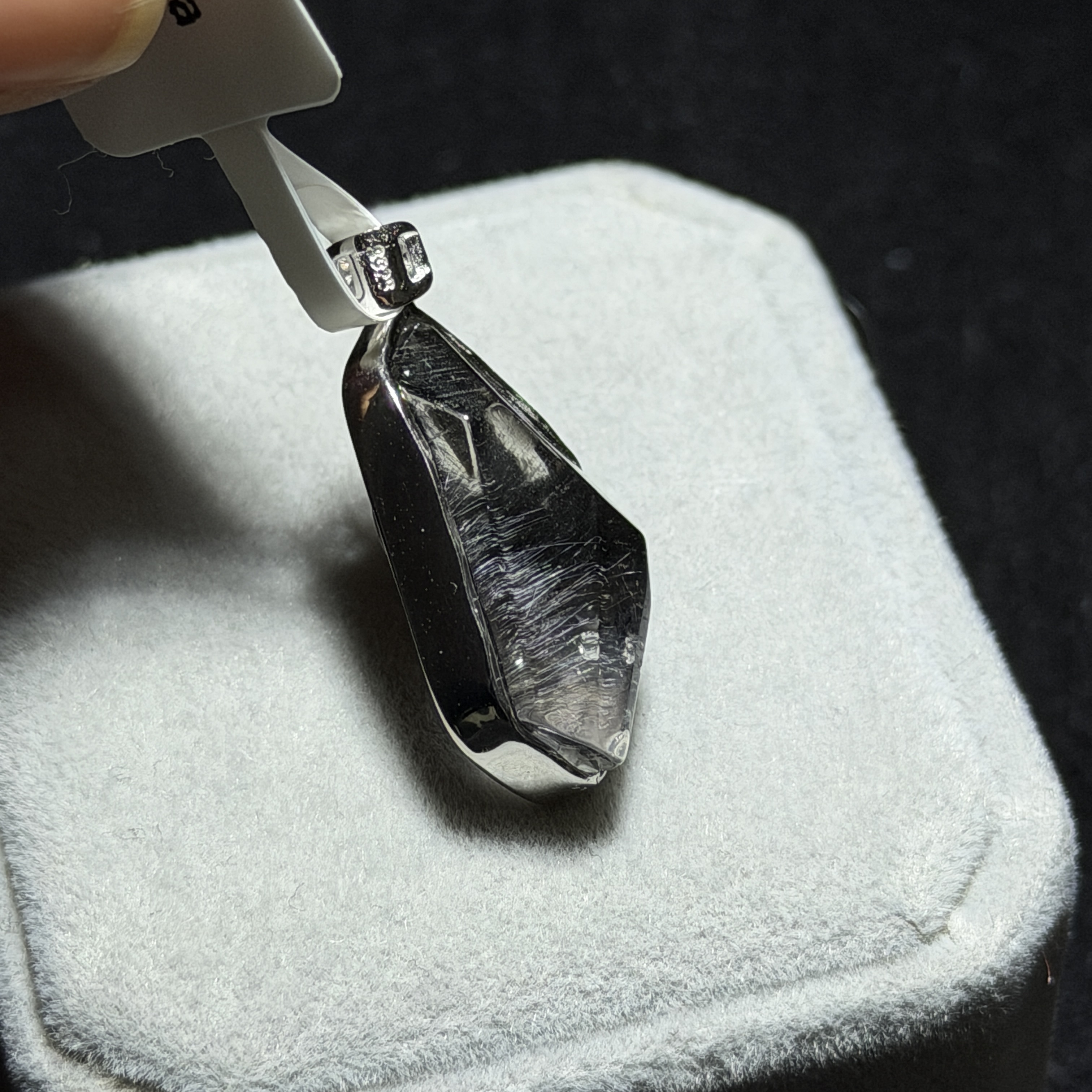 高級數黑銀鈦吊墜 DF1795