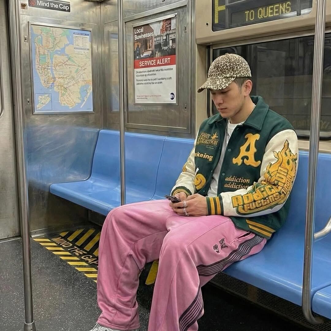 MTA｜Leave Baseball Jacket (Green)