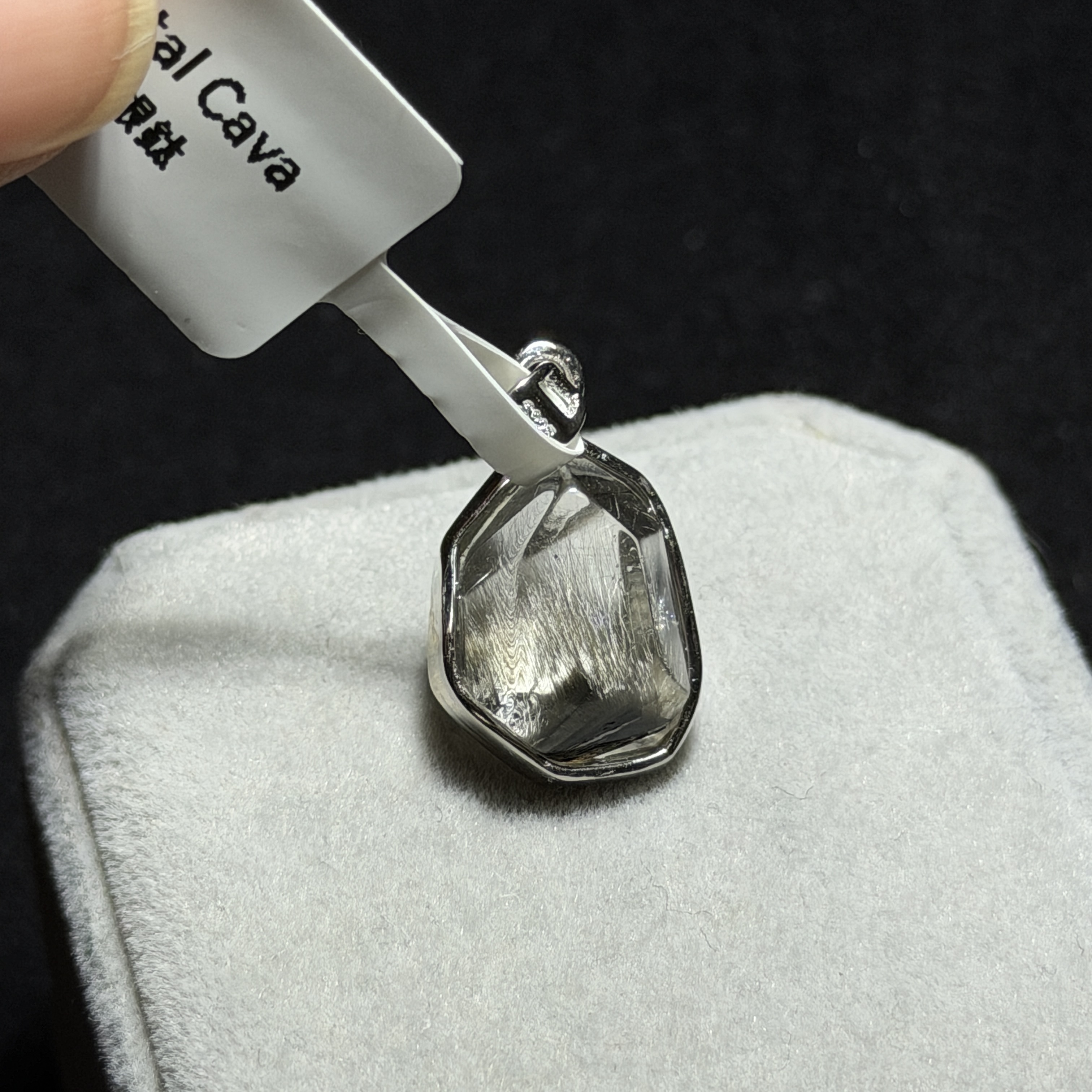 高級數黑銀鈦吊墜 DF1794