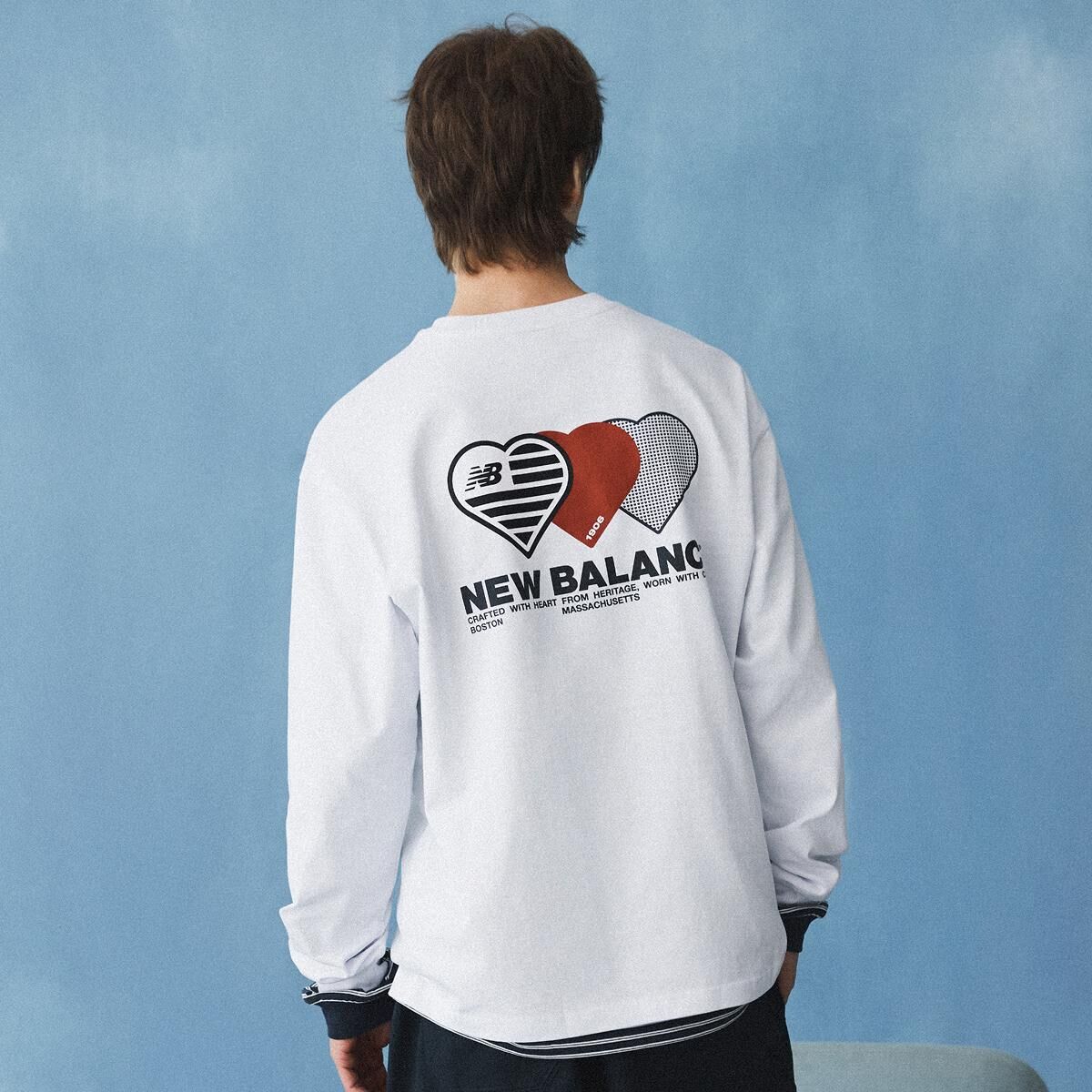 韓國代購 NEW BALANCE UNI NB Heart Graphic Long Sleeve