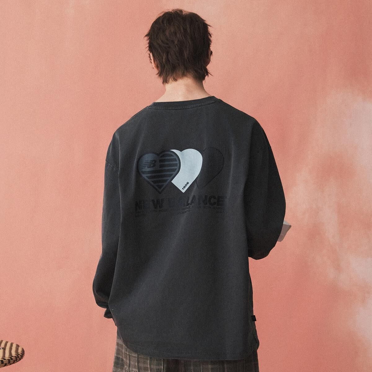 韓國代購 NEW BALANCE UNI NB Heart Graphic Long Sleeve