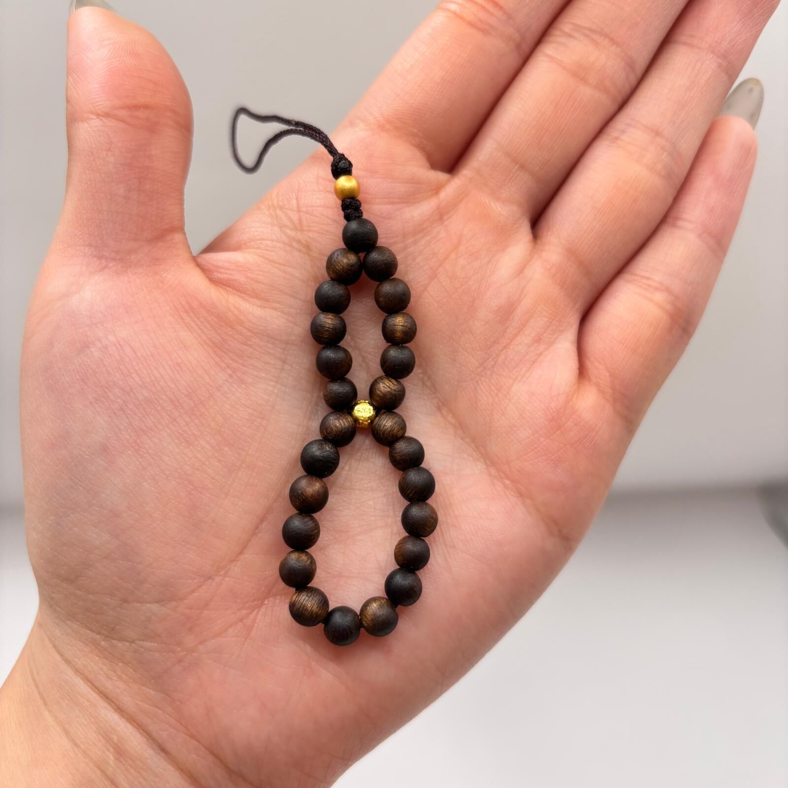 AB260205-S11-99分黑棋沉香手機掛繩(已包集體龍虎山開光，4月頭到貨，只限尖沙咀門店自取）