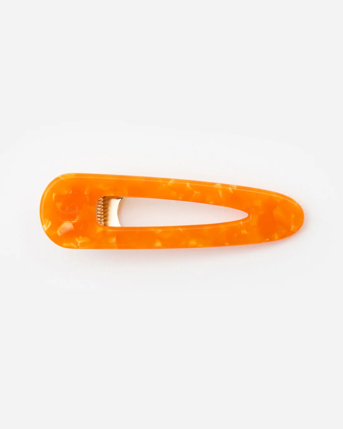 Kurage Ginza Triangle Hair Clip - Clementine