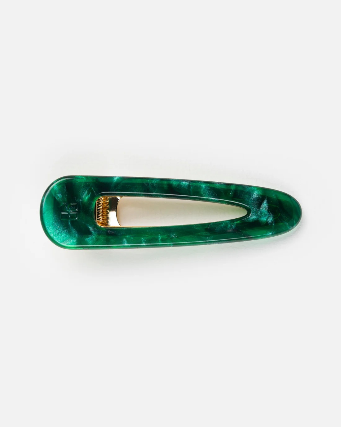 Kurage Ginza Triangle Hair Clip - Green