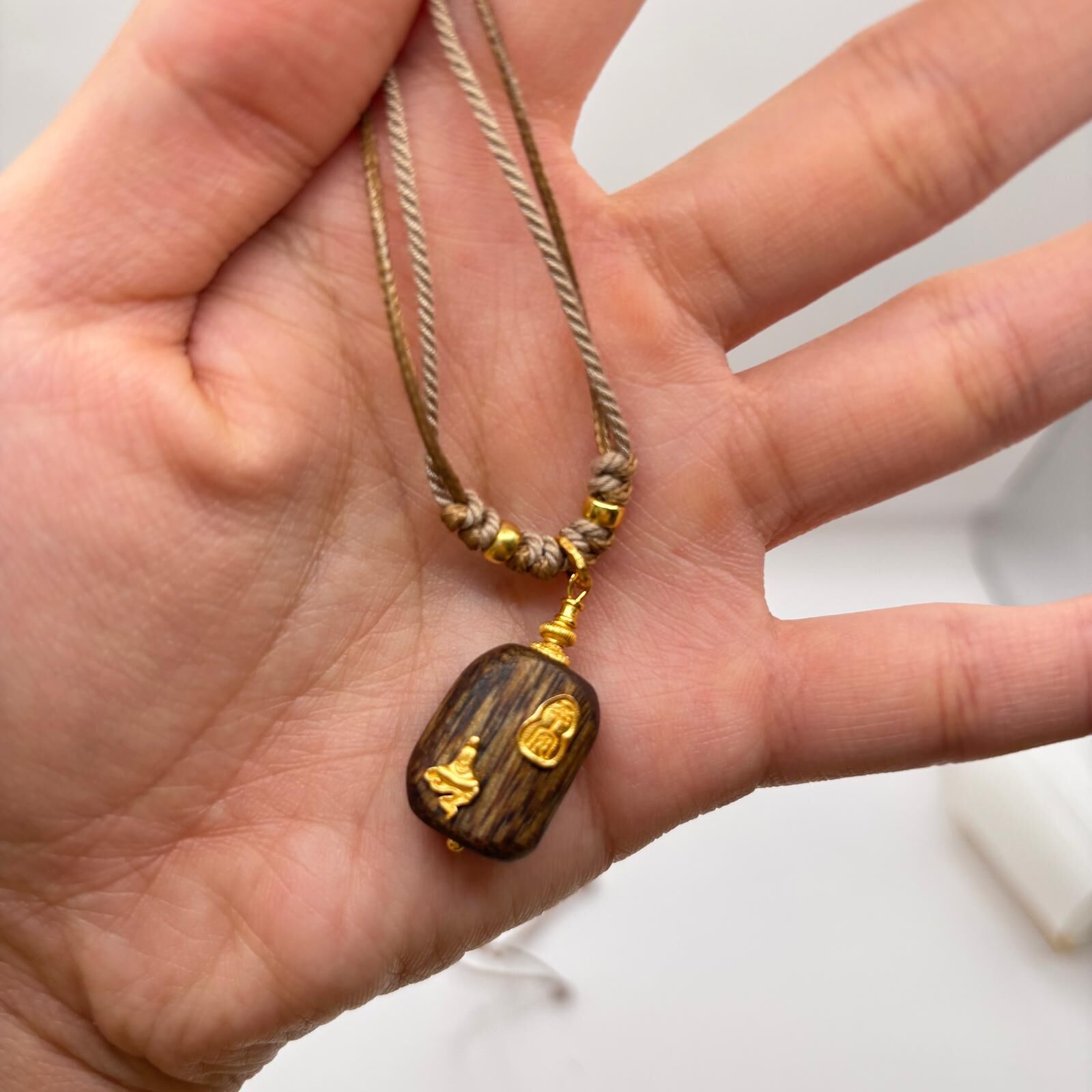 AB260205-S13-99分黑棋沉香牌子項鍊(已包集體龍虎山開光，4月頭到貨，只限尖沙咀門店自取）