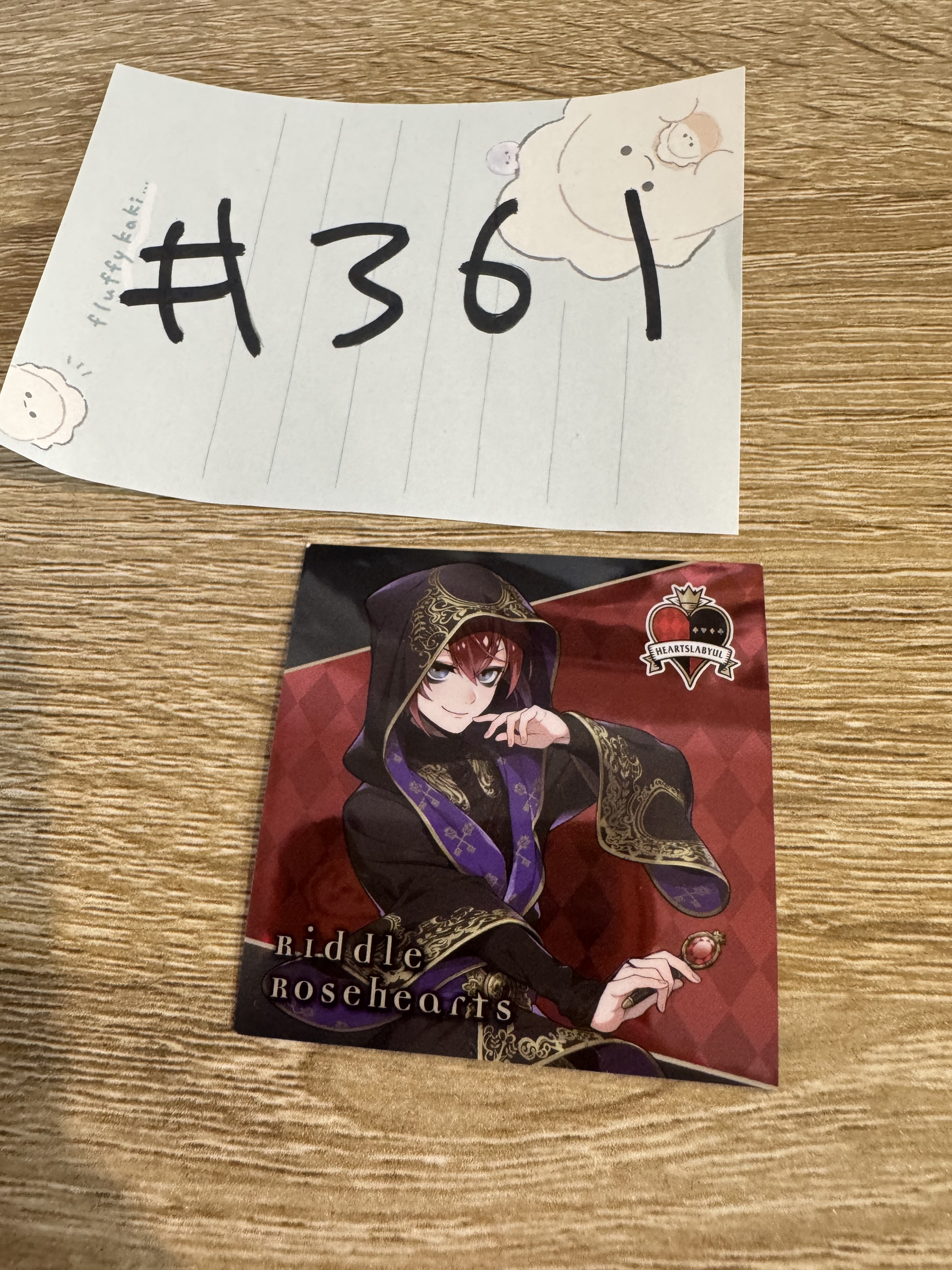 TWST  RIDDLE 貼紙#361