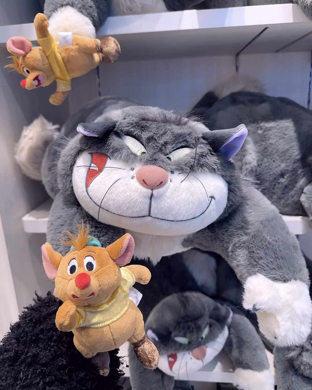 <官方正版>日本 DISNEY 迪士尼 2026年 貓咪日限定 路西法胖老鼠 毛絨 公仔 娃娃 玩偶