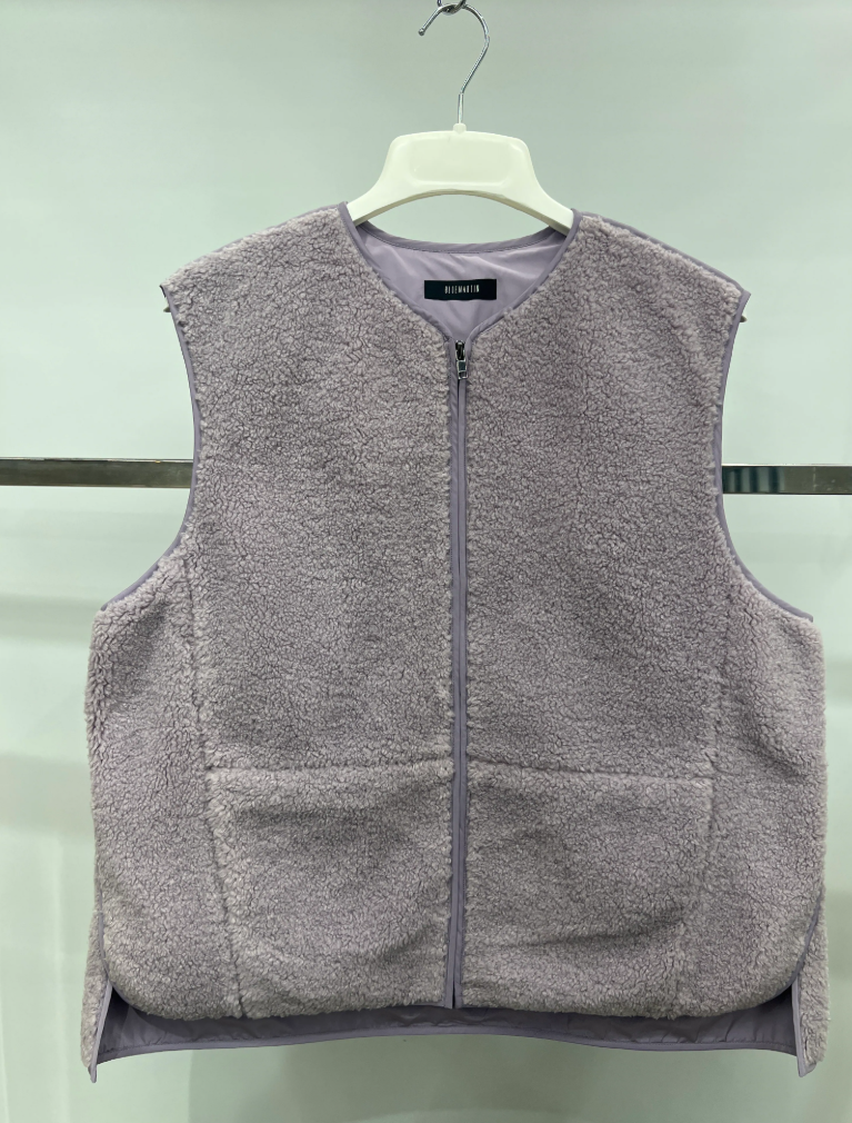 PT77 韓國羊羔毛鵝絨背心外套- 薰衣草紫 PURPLE (YEY0)