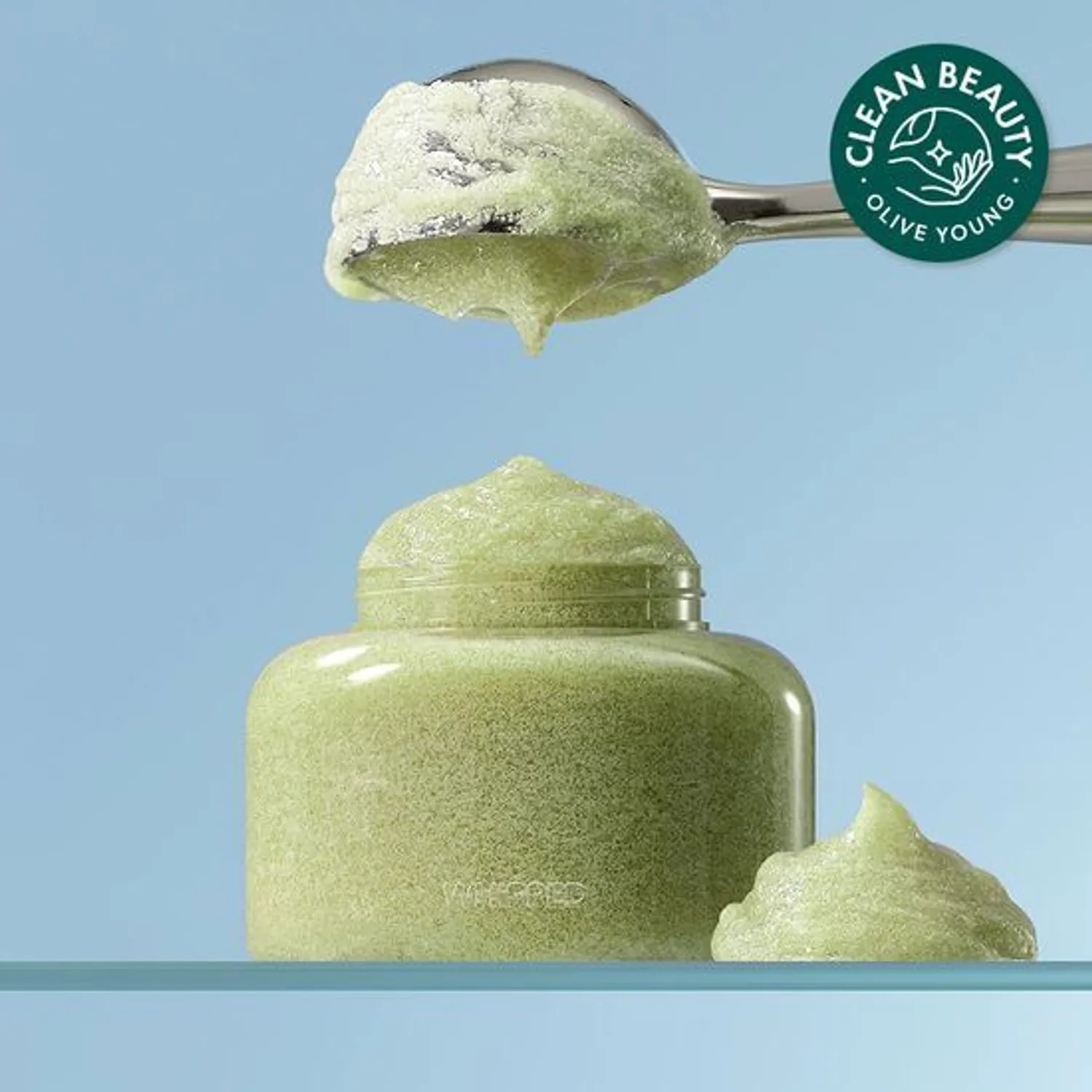 WHIPPED 艾草茶樹純素柔膚磨砂面膜 210g