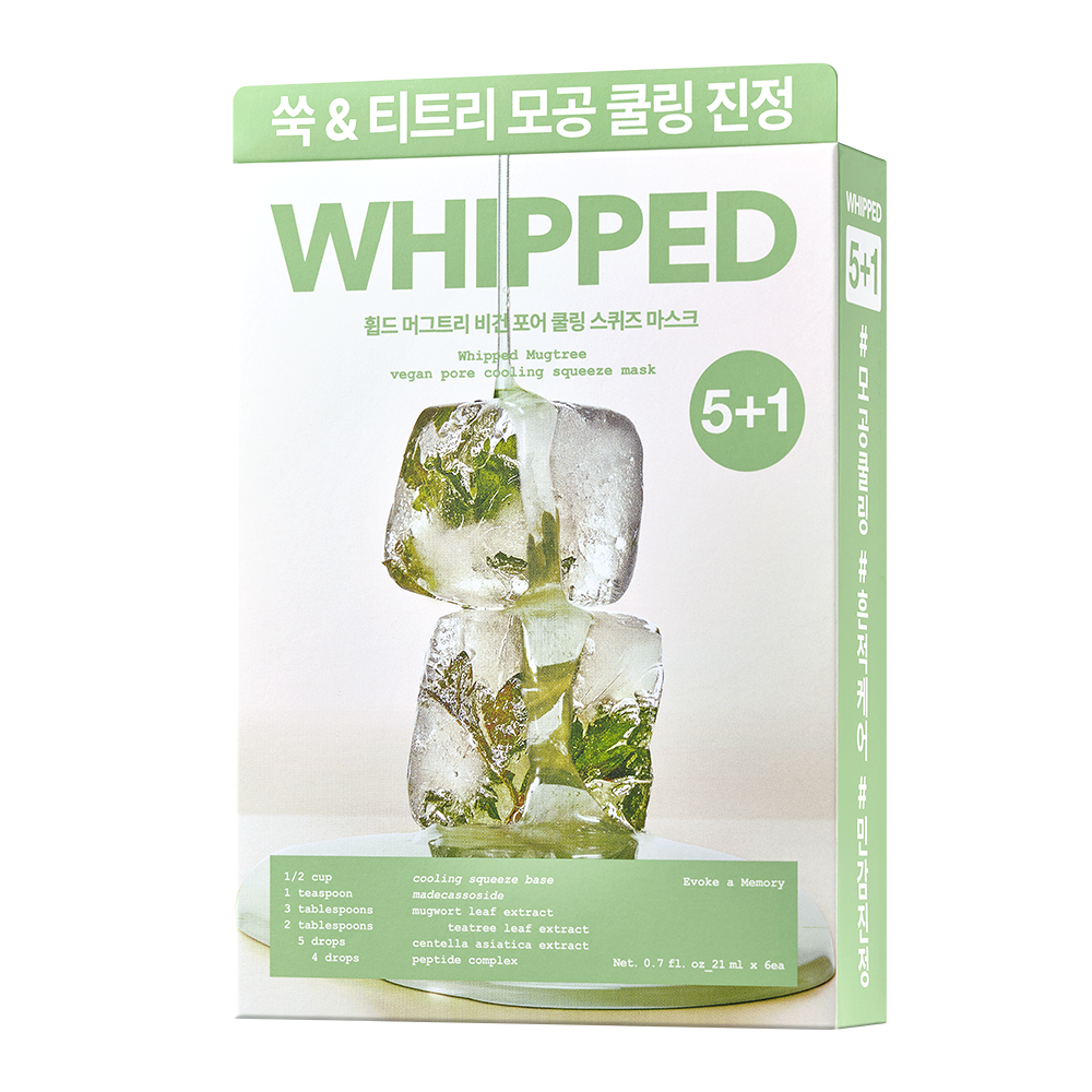 WHIPPED 艾草茶樹純素控油舒緩水感面膜