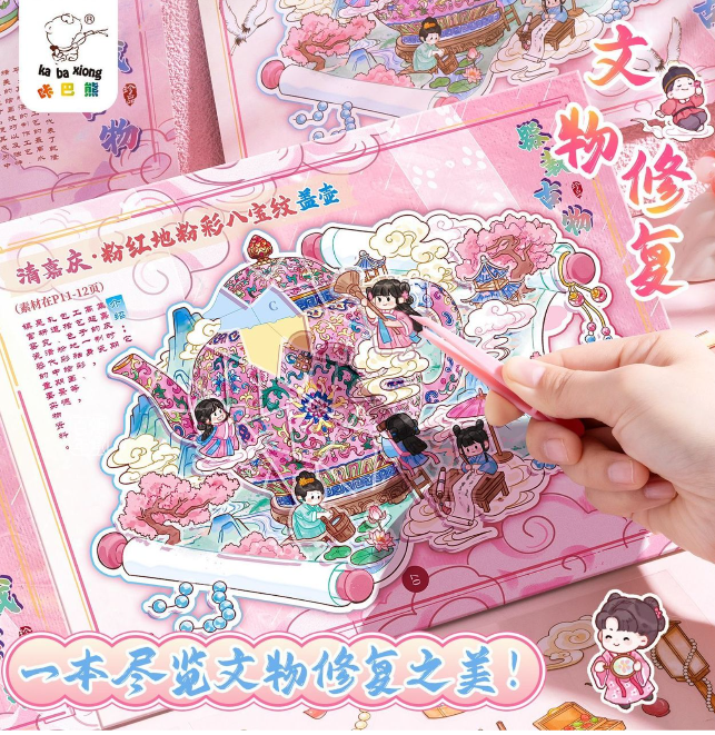 器载古物 3D场景文物贴纸修复造景微缩合集