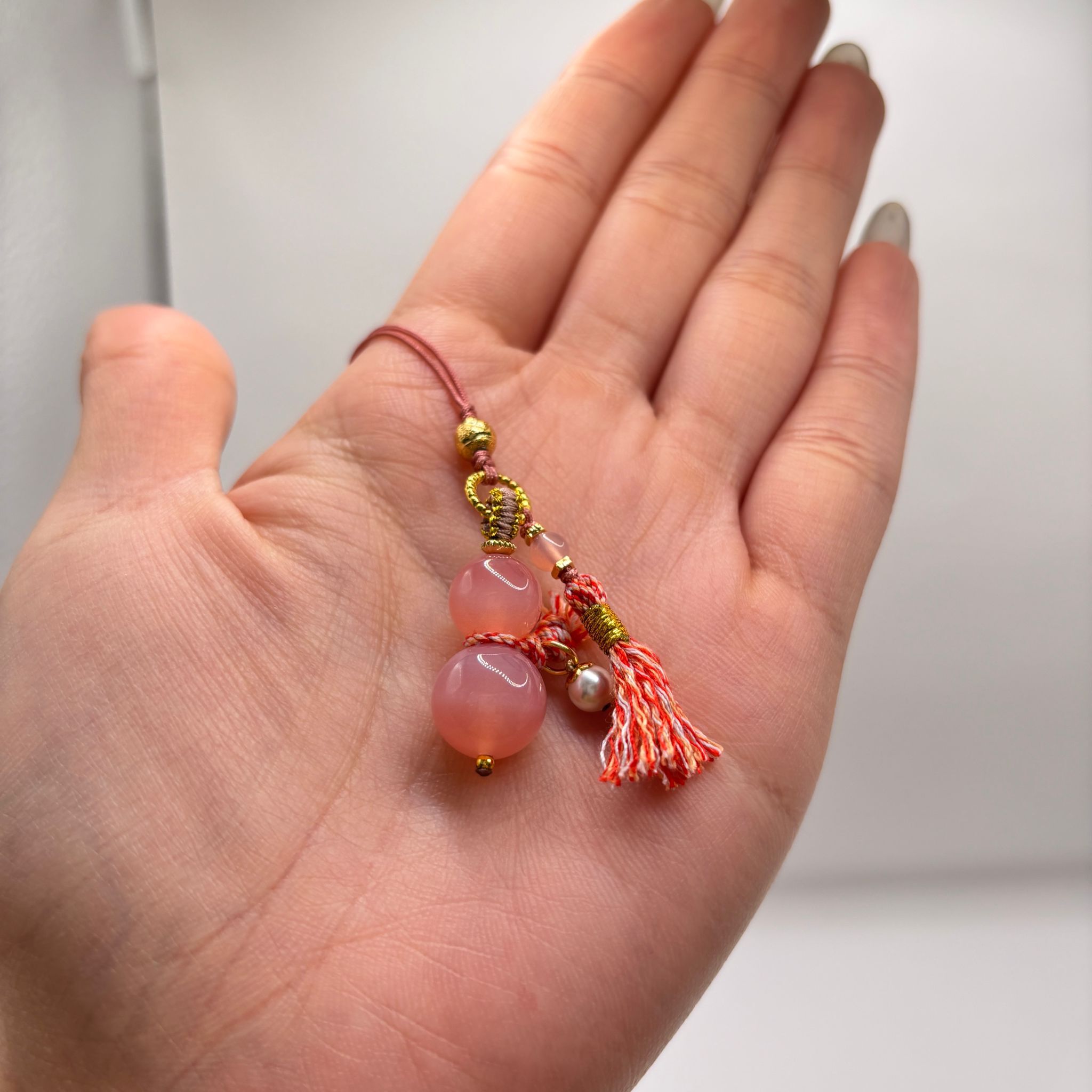 AB260205-S84-葫蘆鹽源手機掛(已包集體龍虎山開光，4月頭到貨，只限尖沙咀門店自取）