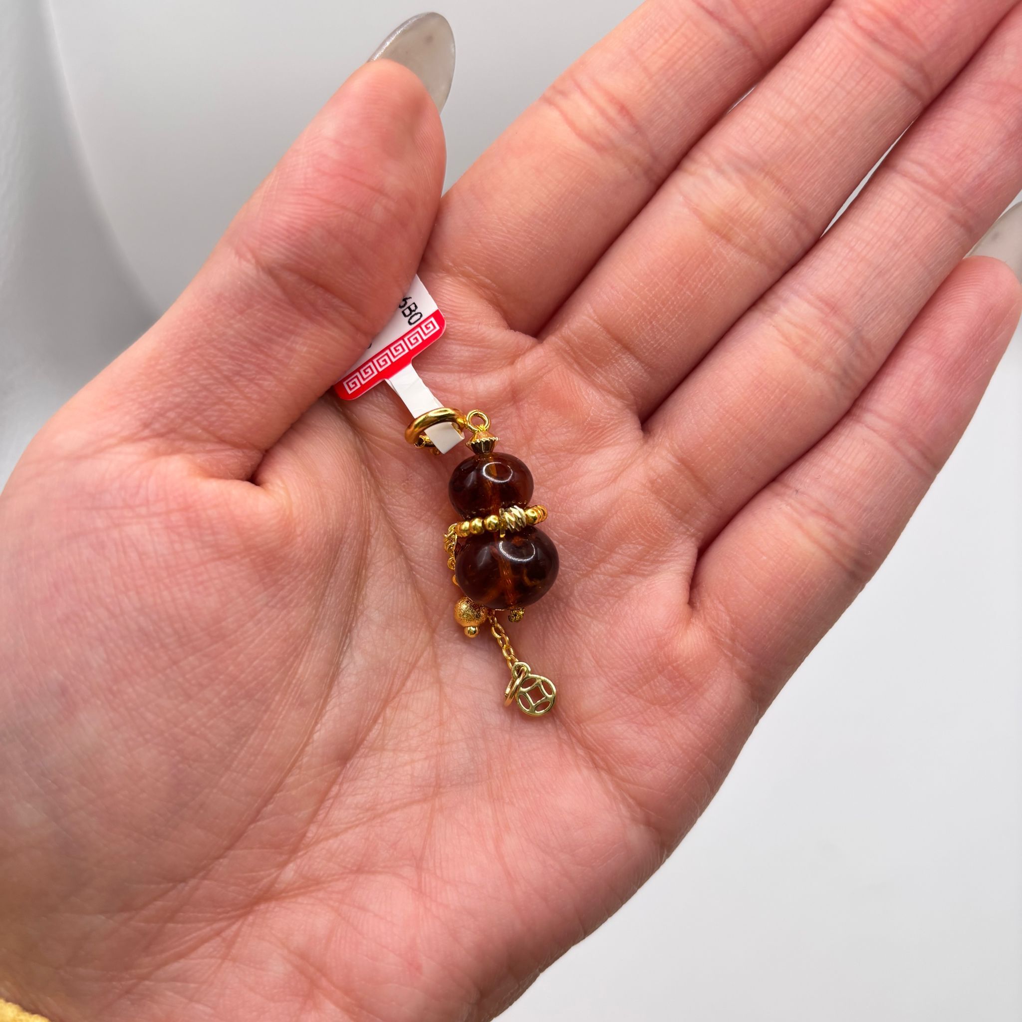 AB260205-S81-琥珀葫蘆吊墜-(已包集體龍虎山開光，4月頭到貨，只限尖沙咀門店自取）